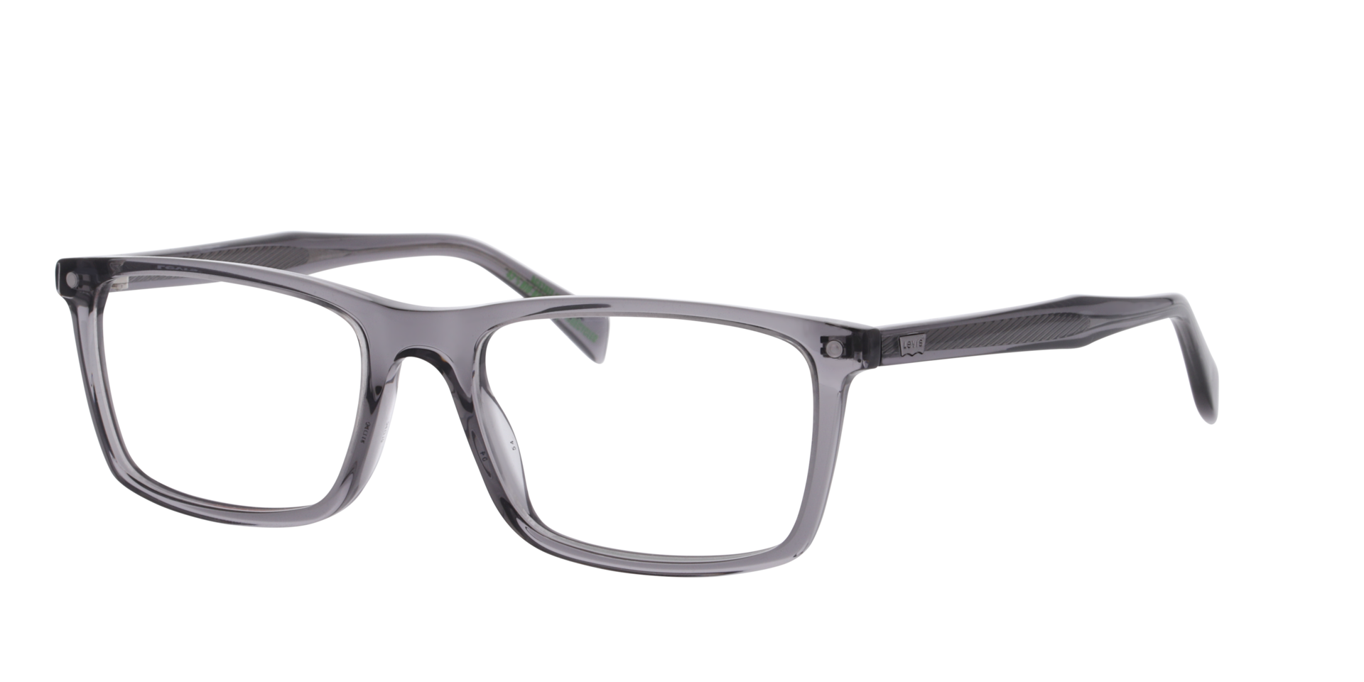 LV 5097 Grey AcetateEyeglass Frames for Glasses Direct, Angle View