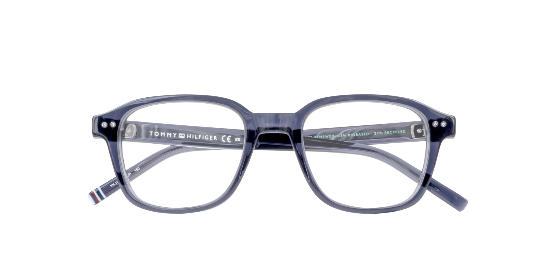 TH 1983 Blue AcetateEyeglass Frames for Glasses Direct, Closed View