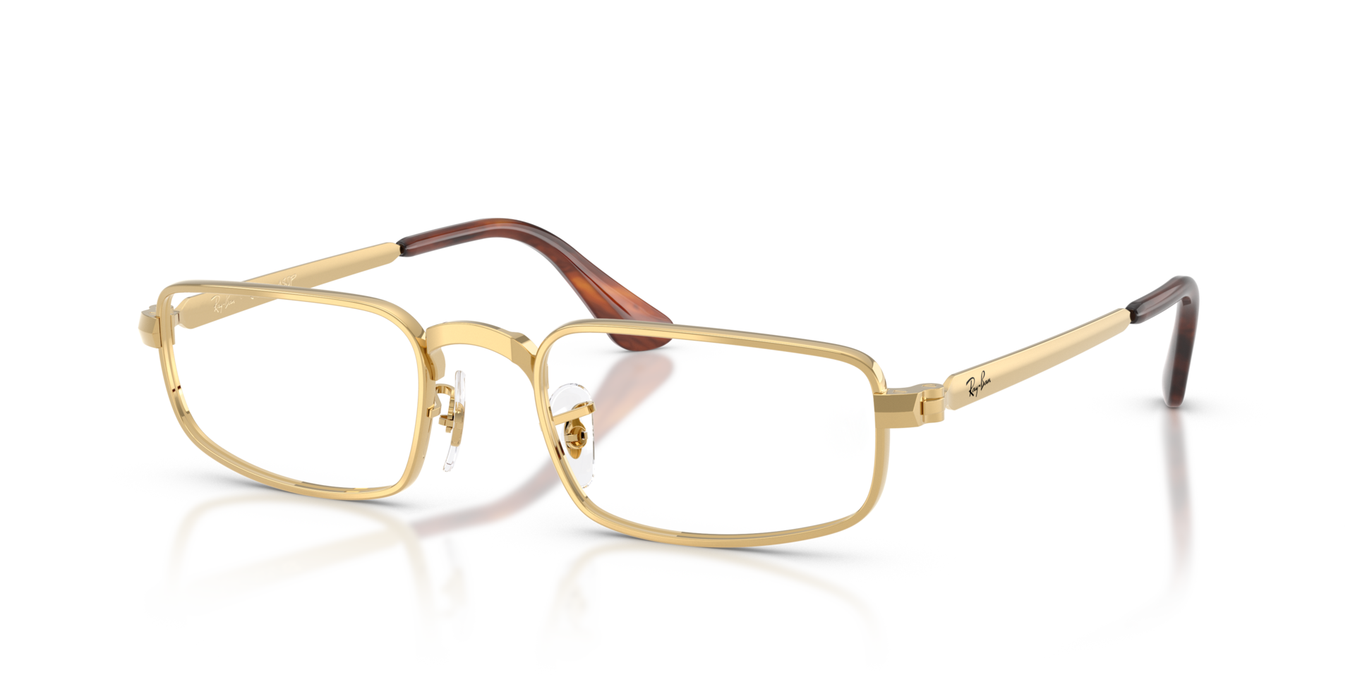 RB3927V Arista Gold MetalEyeglass Frames for Glasses Direct, Angle View