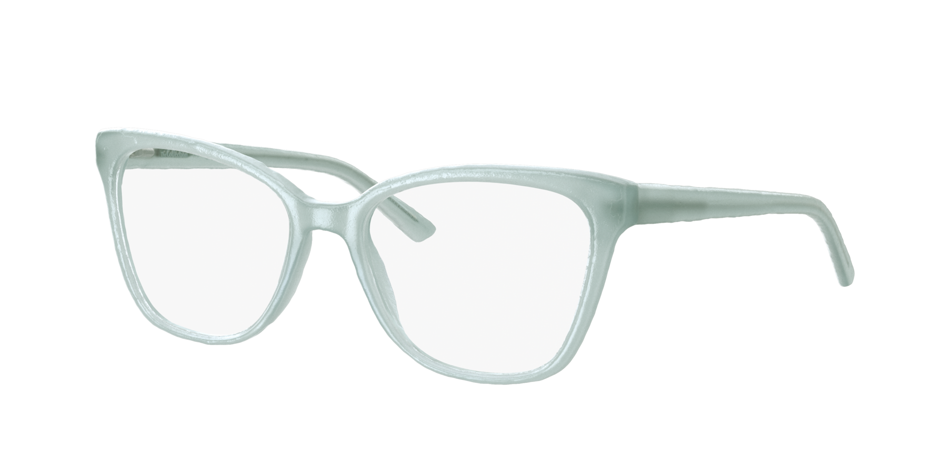 Megan Milky Grey AcetateEyeglass Frames for Glasses Direct, Angle View