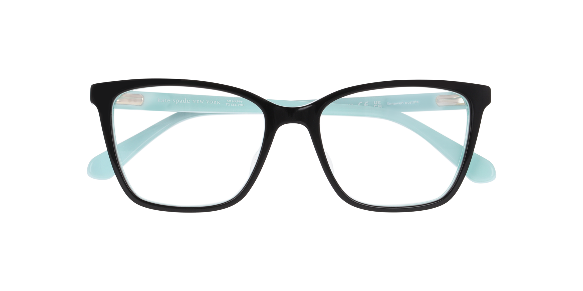 KS JALINDA 2 Black AcetateEyeglass Frames for Glasses Direct, Closed View