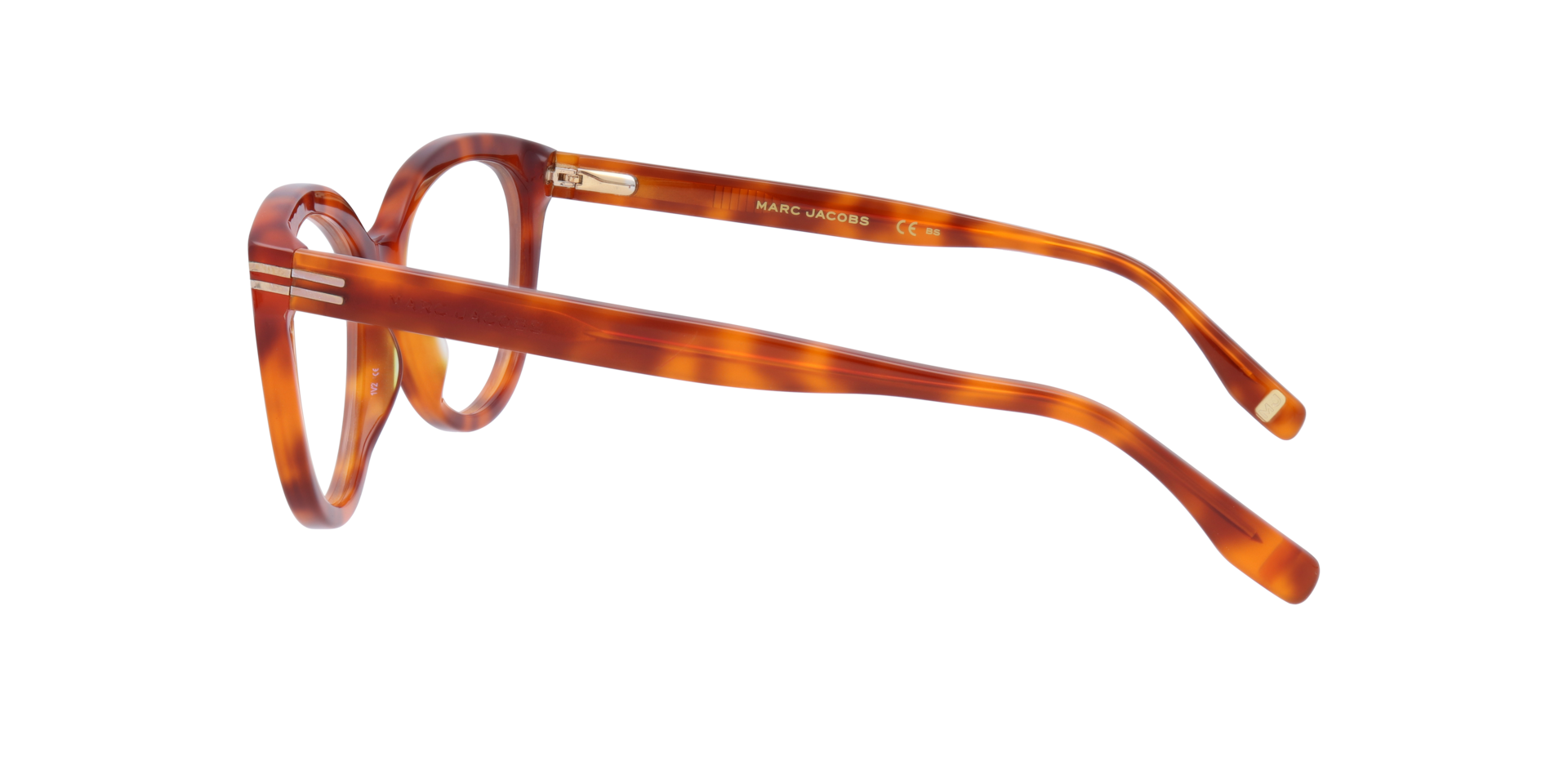 MJ 1040 Tortoise AcetateEyeglass Frames for Glasses Direct, Side View