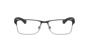 Rubber Black & Gunmetal EA1052 -  Metal Glasses