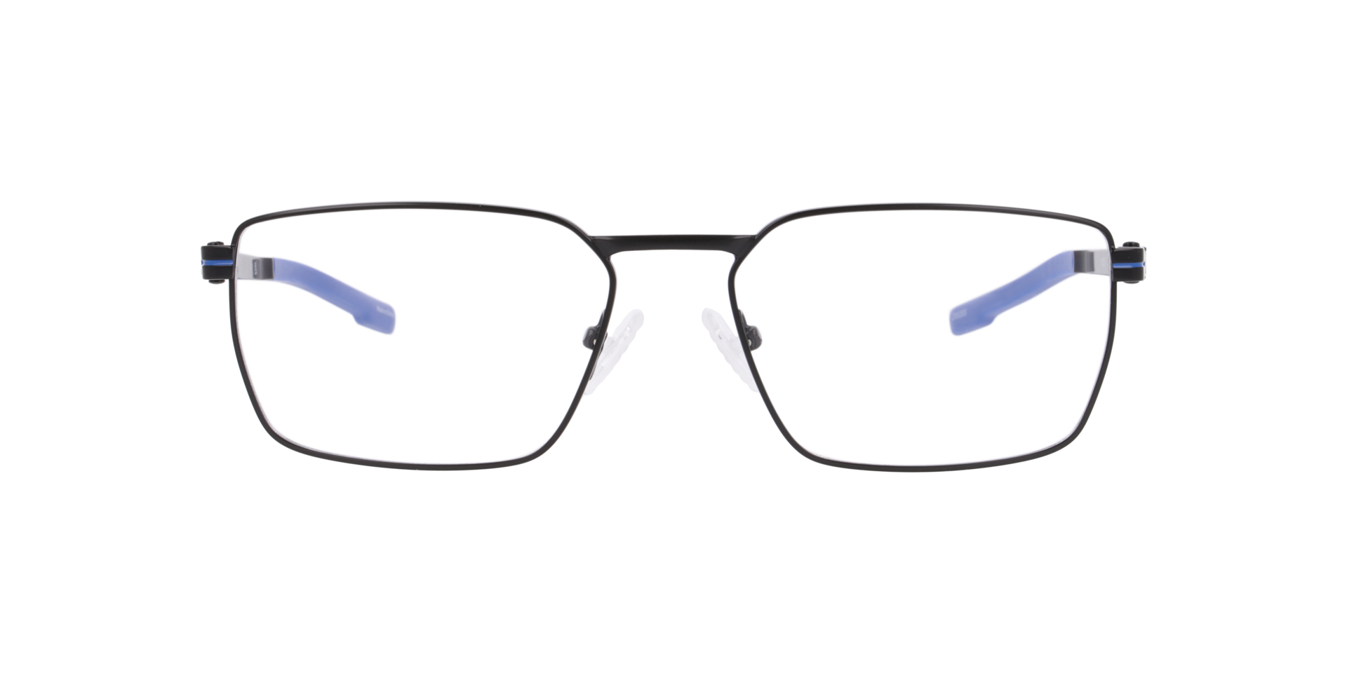 Cumade Black MetalEyeglass Frames for Glasses Direct, Front View