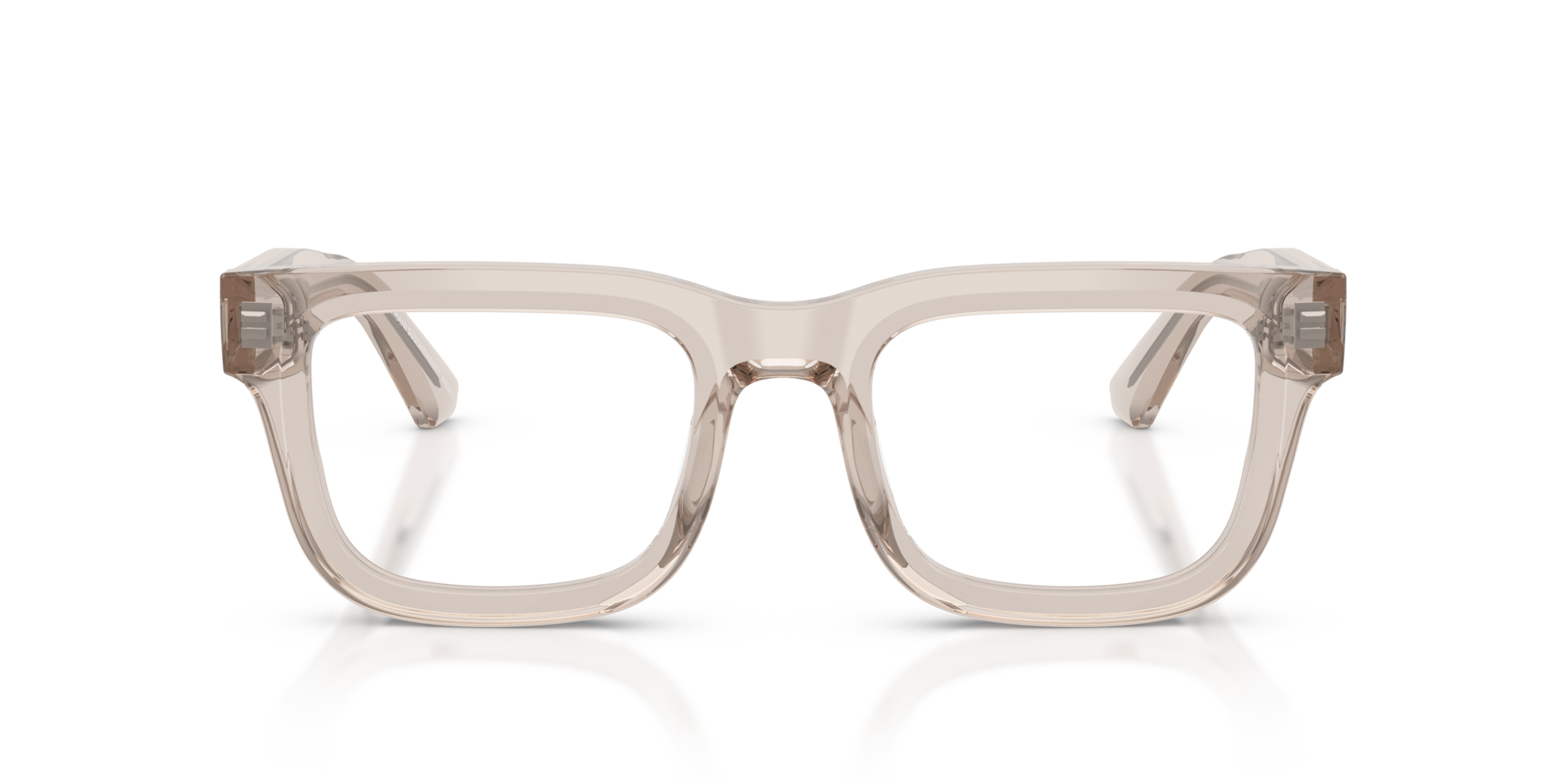 EA3279 Shiny Transparent Tundra AcetateEyeglass Frames for Glasses Direct, Front View