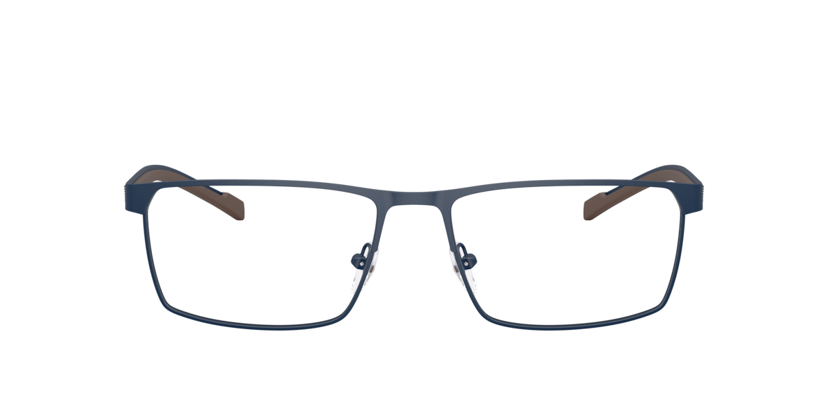 Emporio Armani Transparent Man Ea1190 3018 Optical Frames Metal Blue Squared Normal - Image 2