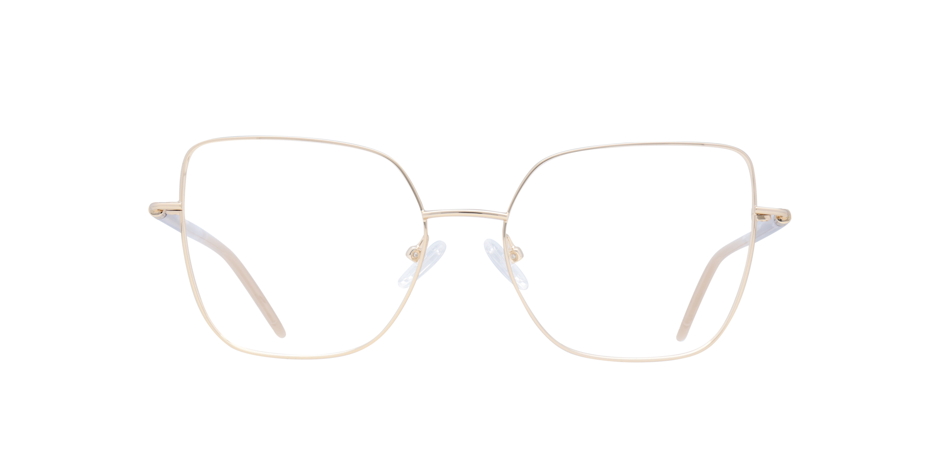 Golders Gold MetalEyeglass Frames for Glasses Direct, Front View