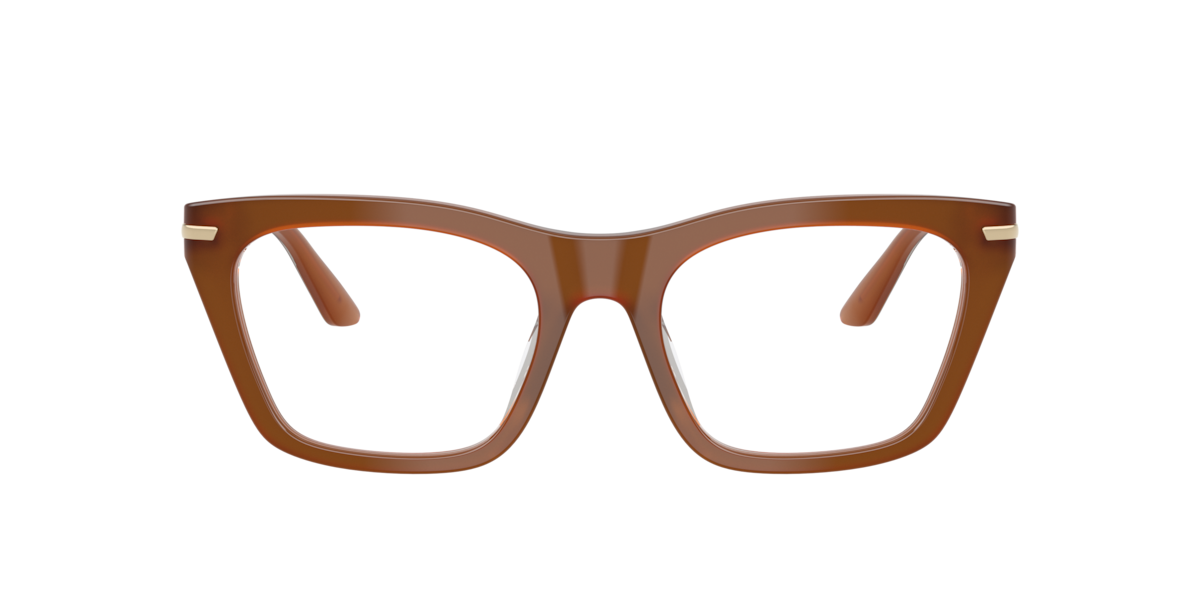 Emporio Armani Women's Tobacco Cat-Eye Acetate Eyeglasses Online - Full Rim - Ea3283bu