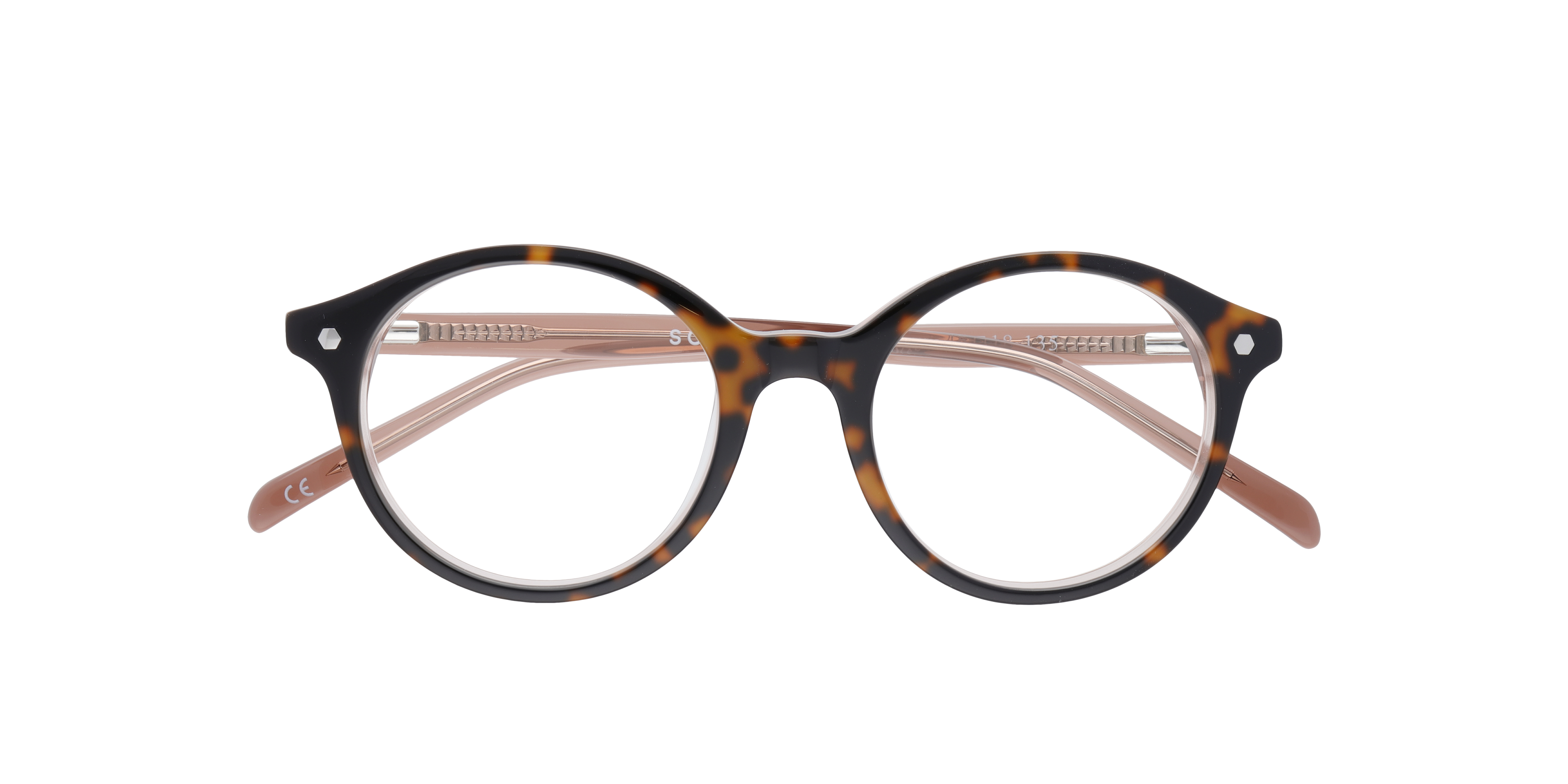 Margot Dark Tortoise AcetateEyeglass Frames for Glasses Direct, Closed View