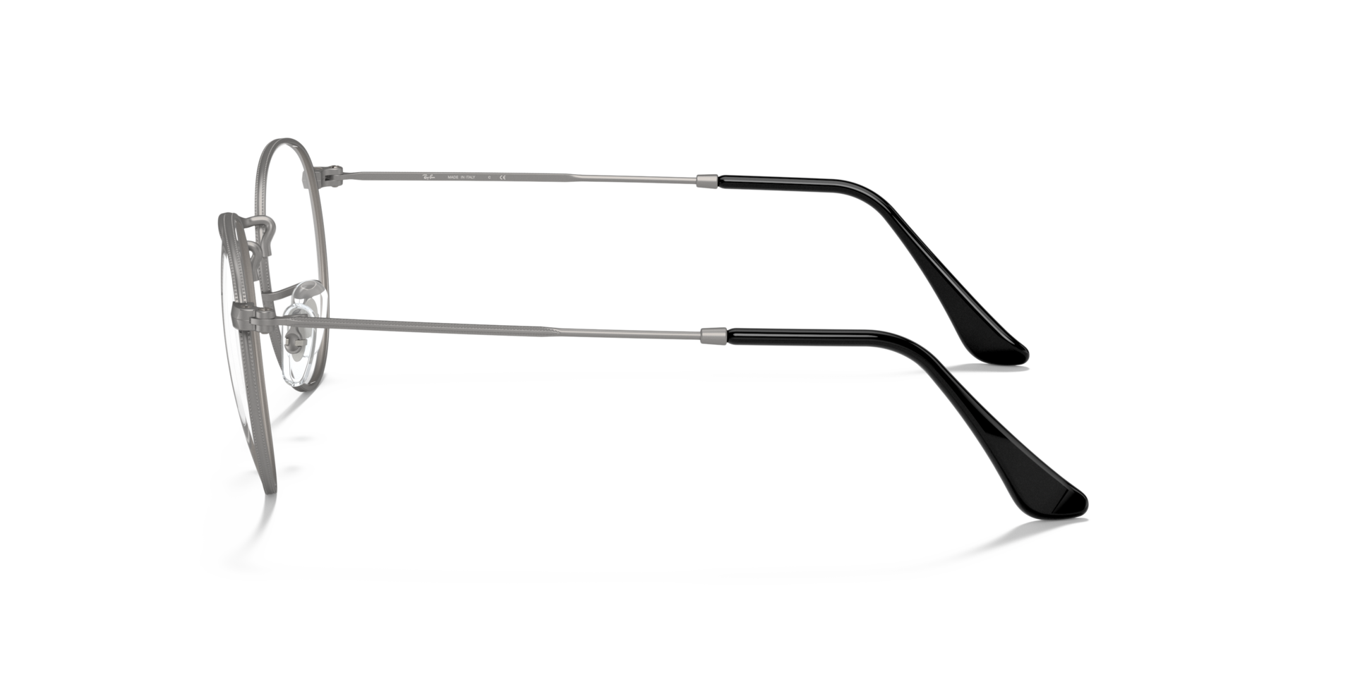 RB3447V Gunmetal MetalEyeglass Frames for Glasses Direct, Side View