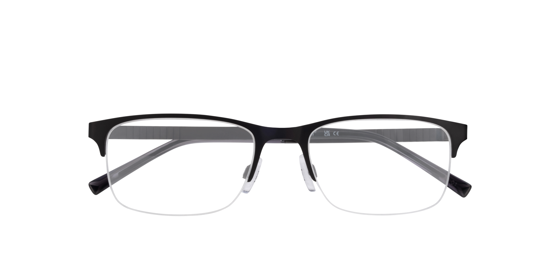 CPO 3533 Black MetalEyeglass Frames for Glasses Direct, Closed View