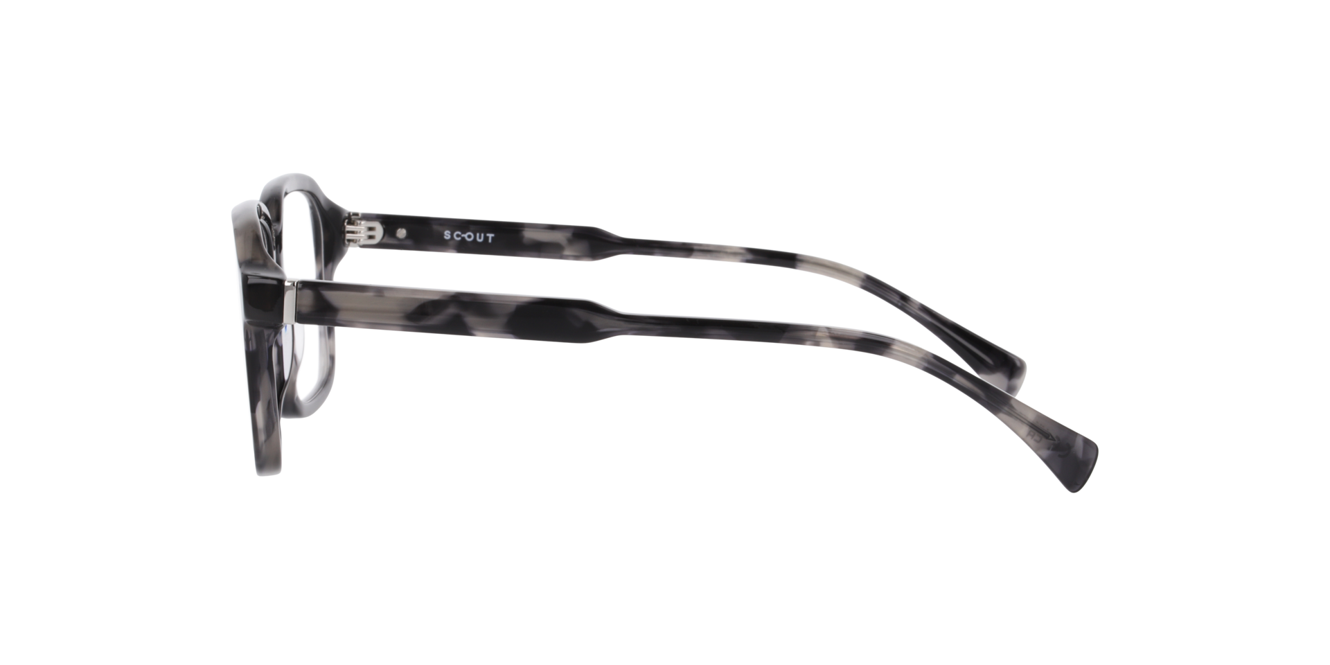Martie Havana Grey AcetateEyeglass Frames for Glasses Direct, Side View