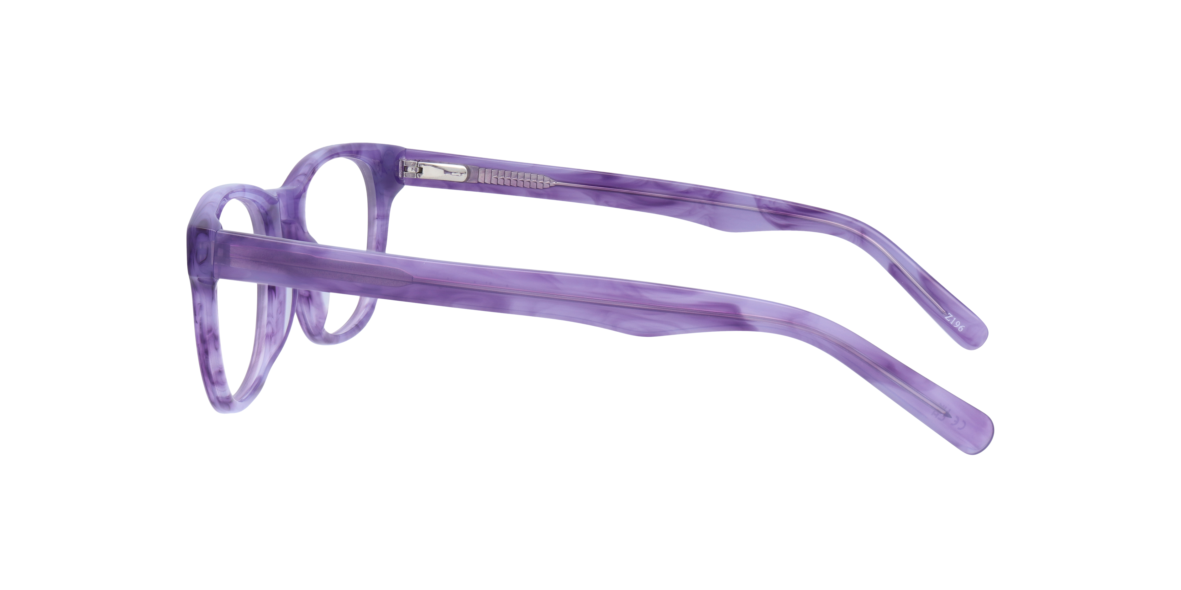 Andi Amethyst AcetateEyeglass Frames for Glasses Direct, Side View