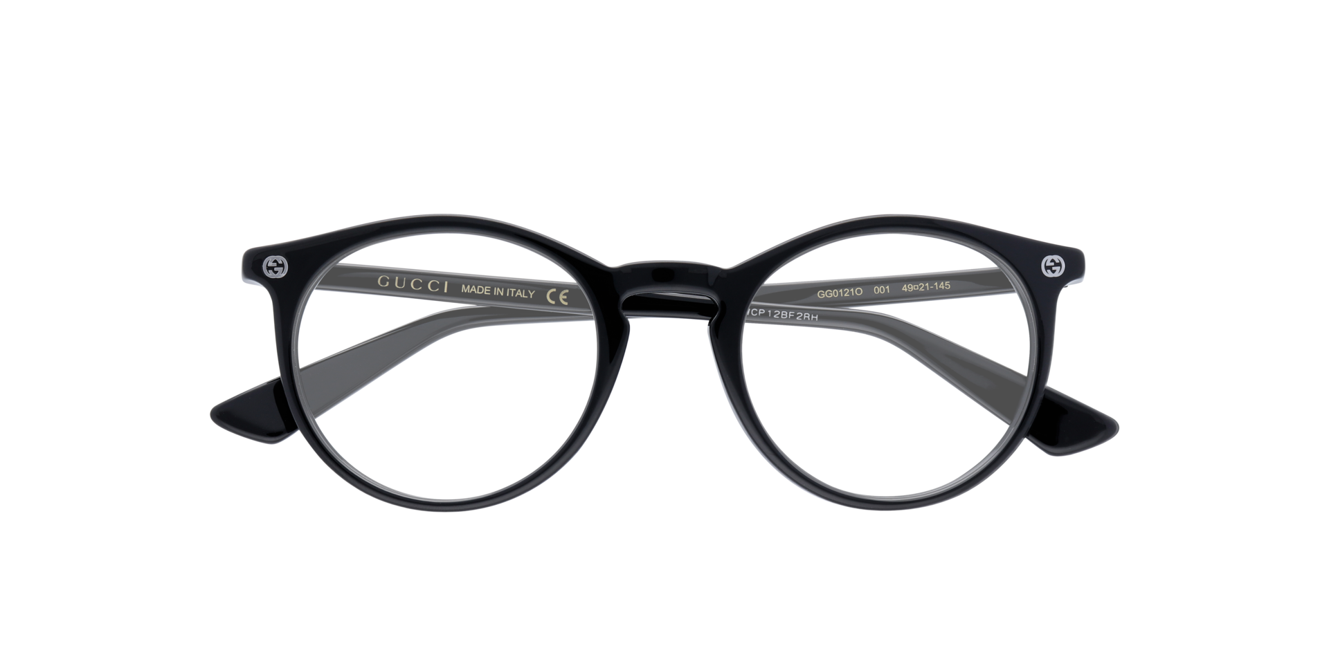 GG0121O Black AcetateEyeglass Frames for Glasses Direct, Closed View