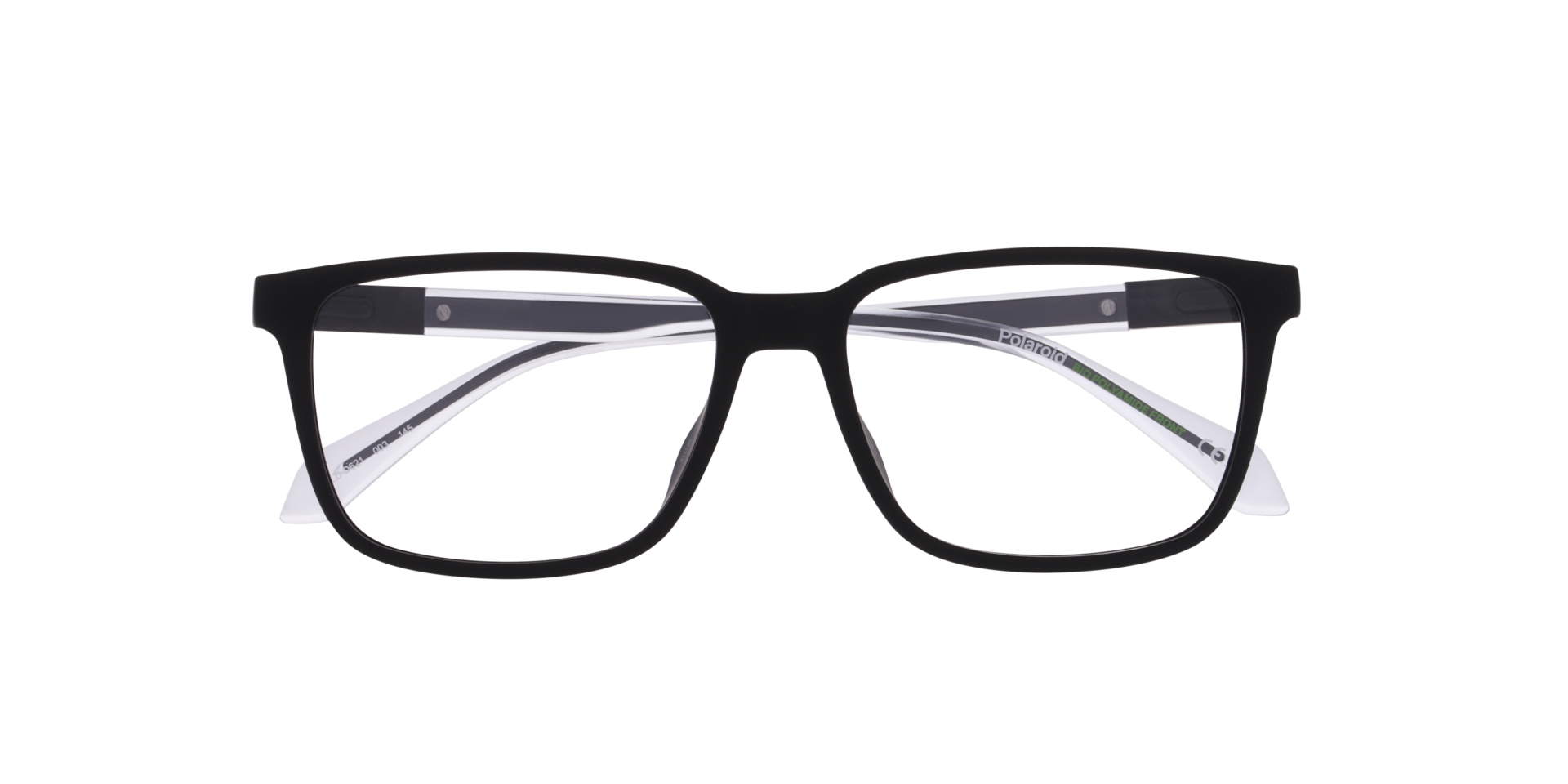 PLD D621 Black PlasticEyeglass Frames for Glasses Direct, Closed View