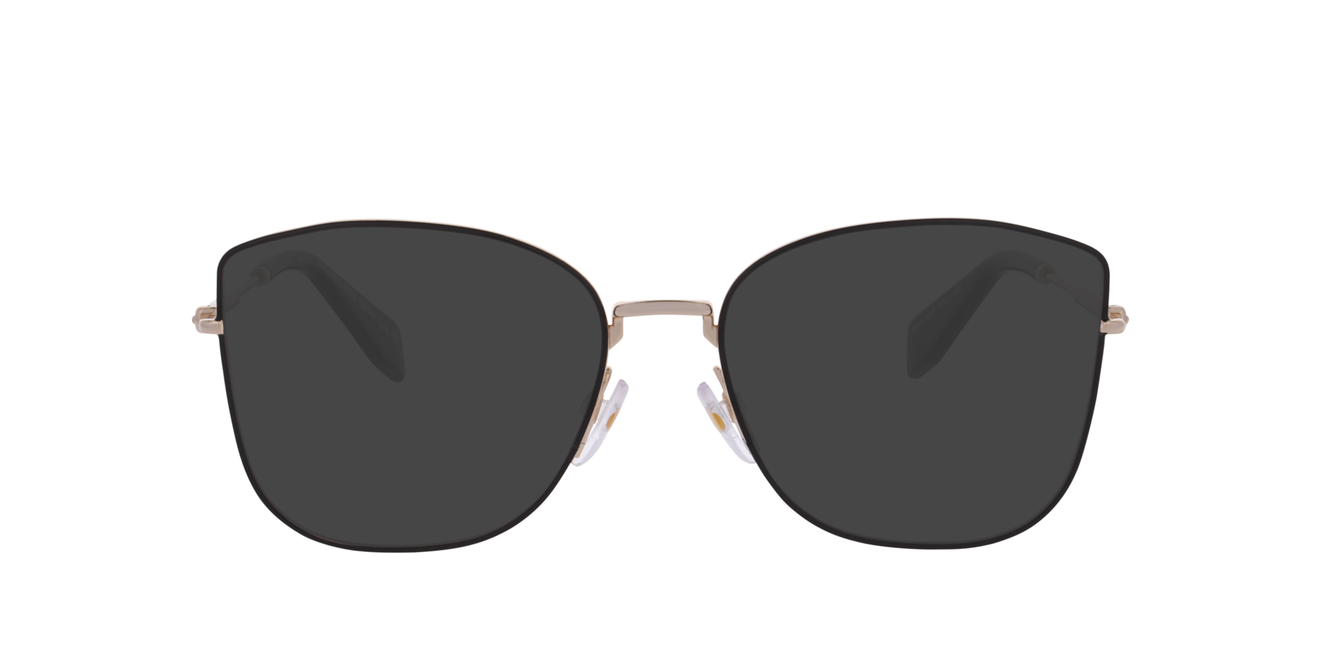 MARC 919 Black Gold MetalEyeglass Frames for Glasses Direct, with Tinted Lenses