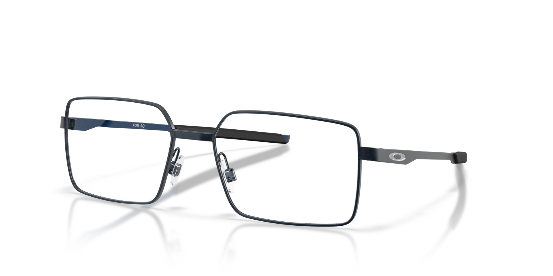 Foil SQ Matte Midnight MetalEyeglass Frames for Glasses Direct, Angle View