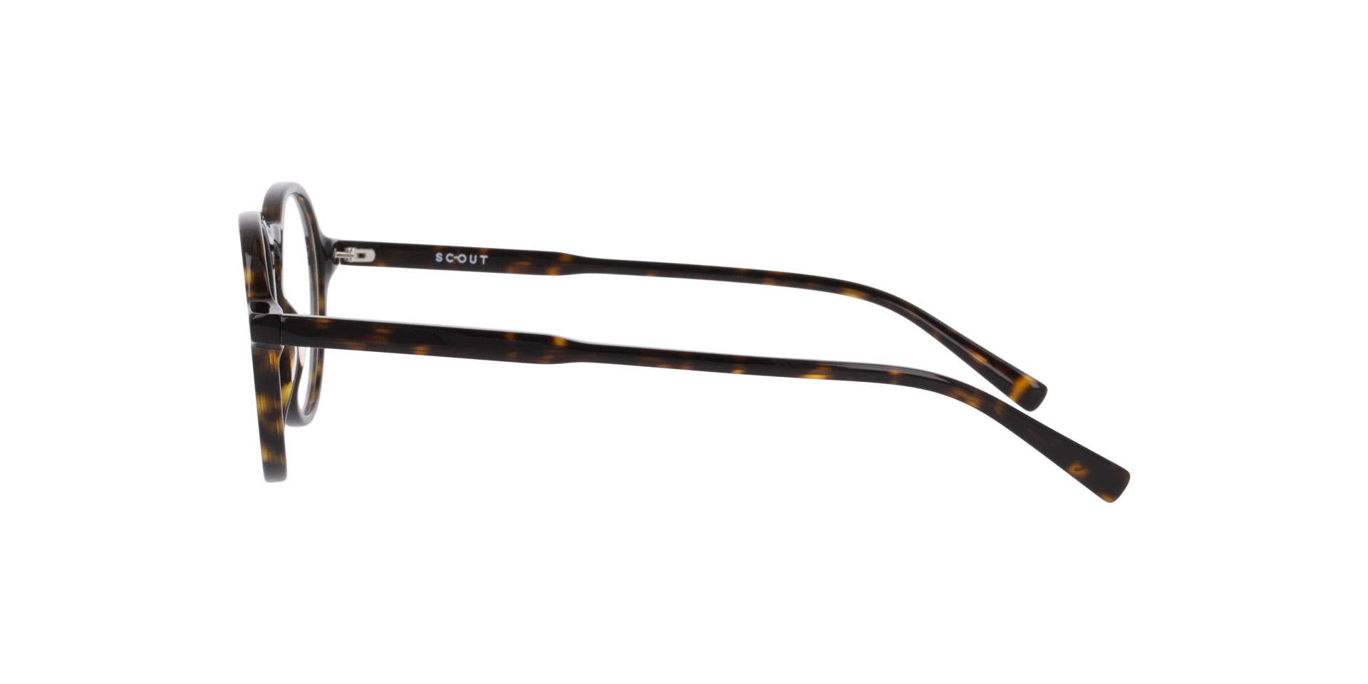 Mackenzie Havana Brown AcetateEyeglass Frames for Glasses Direct, Side View