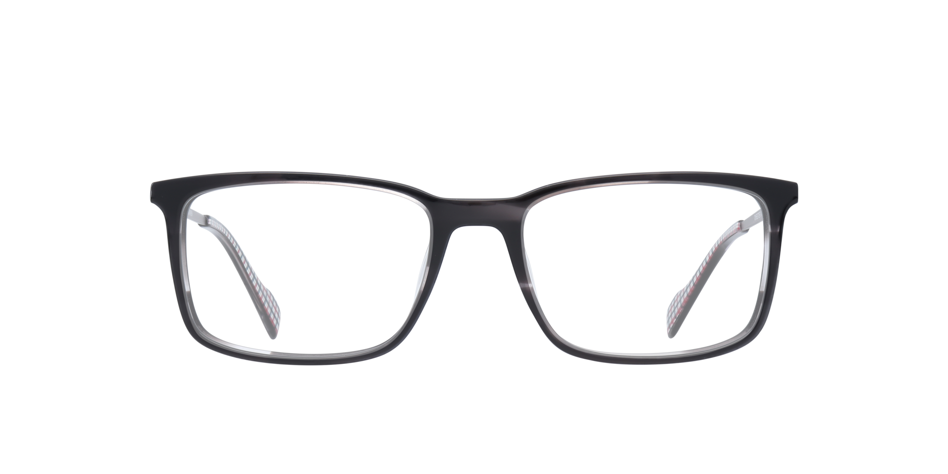 Chester BN Grey MetalEyeglass Frames for Glasses Direct, Front View