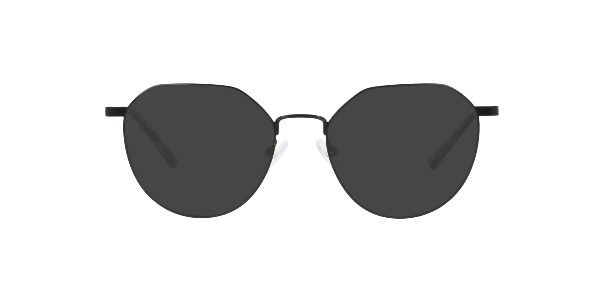 Morgan Black MetalEyeglass Frames for Glasses Direct, with Tinted Lenses