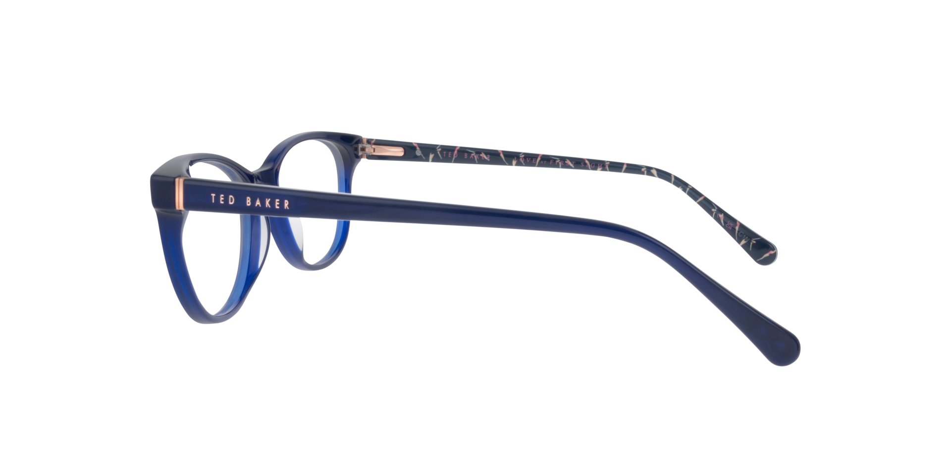 TB9188 Blue AcetateEyeglass Frames for Glasses Direct, Side View