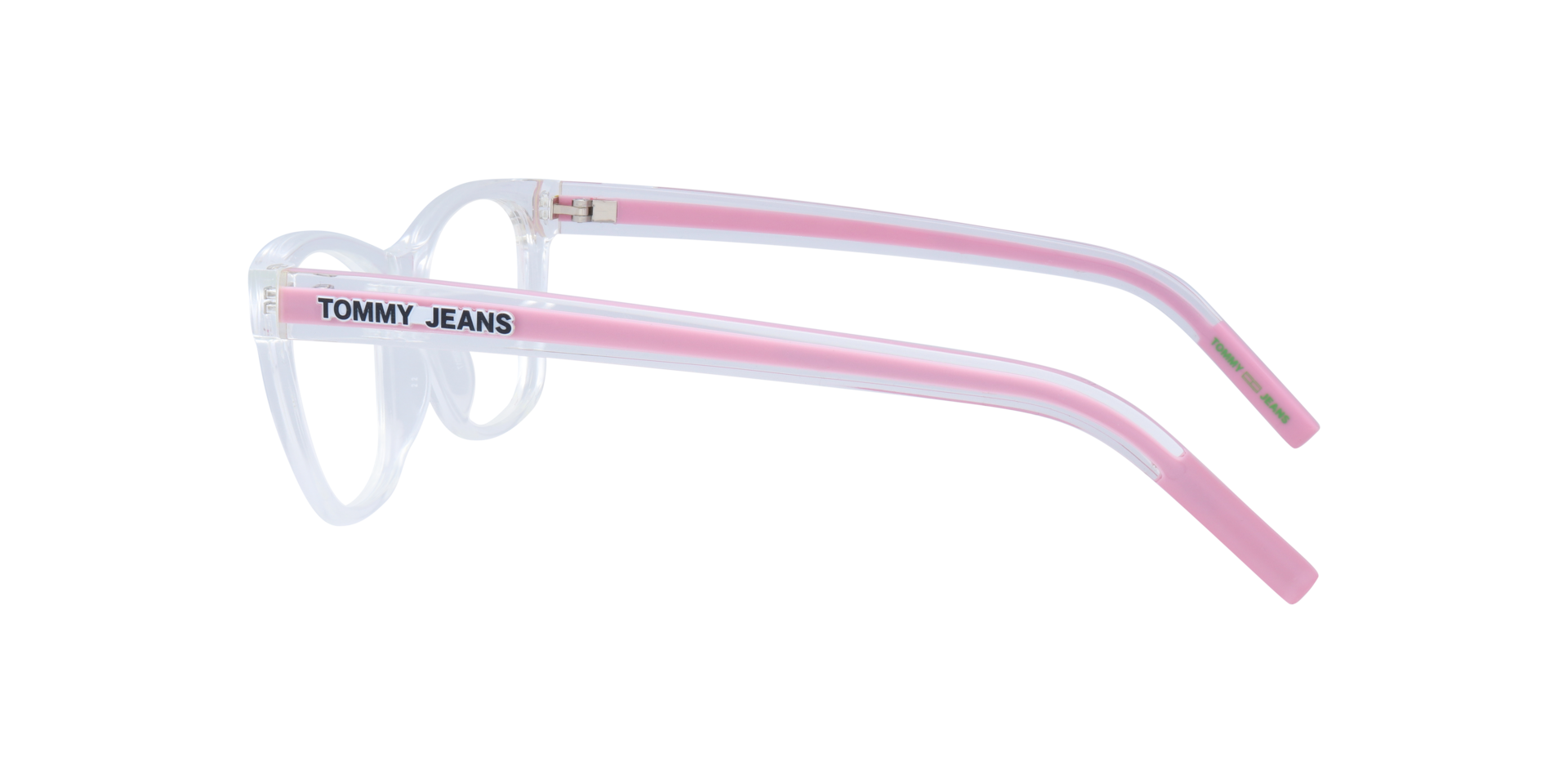 TJ 0080 Clear PlasticEyeglass Frames for Glasses Direct, Side View