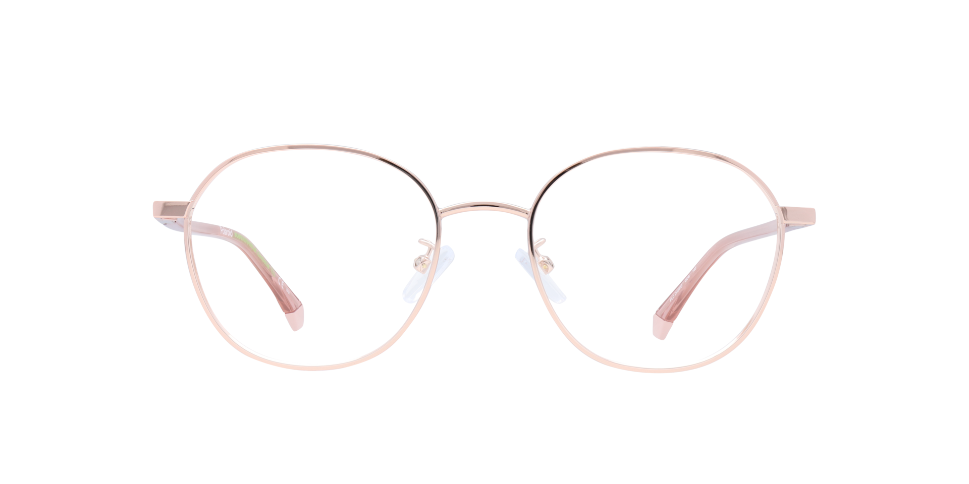 PLD D456/G Gold MetalEyeglass Frames for Glasses Direct, Front View