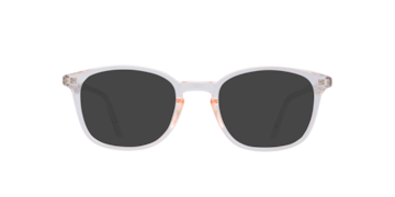 Shiny Crystal Nude Dax -  Plastic Sunglasses