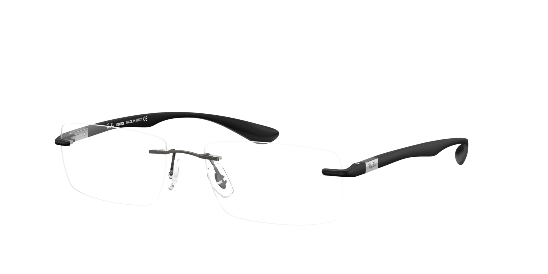 RB8724 Gunmetal TitaniumEyeglass Frames for Glasses Direct, Angle View