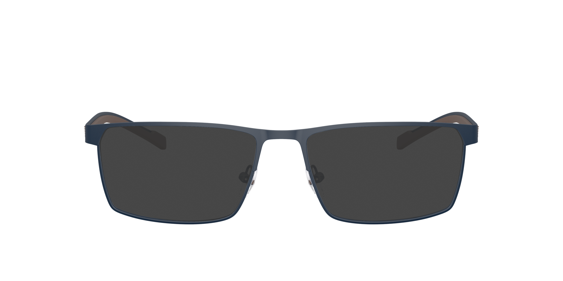 EA1190 Matte Blue MetalEyeglass Frames for Glasses Direct, with Tinted Lenses