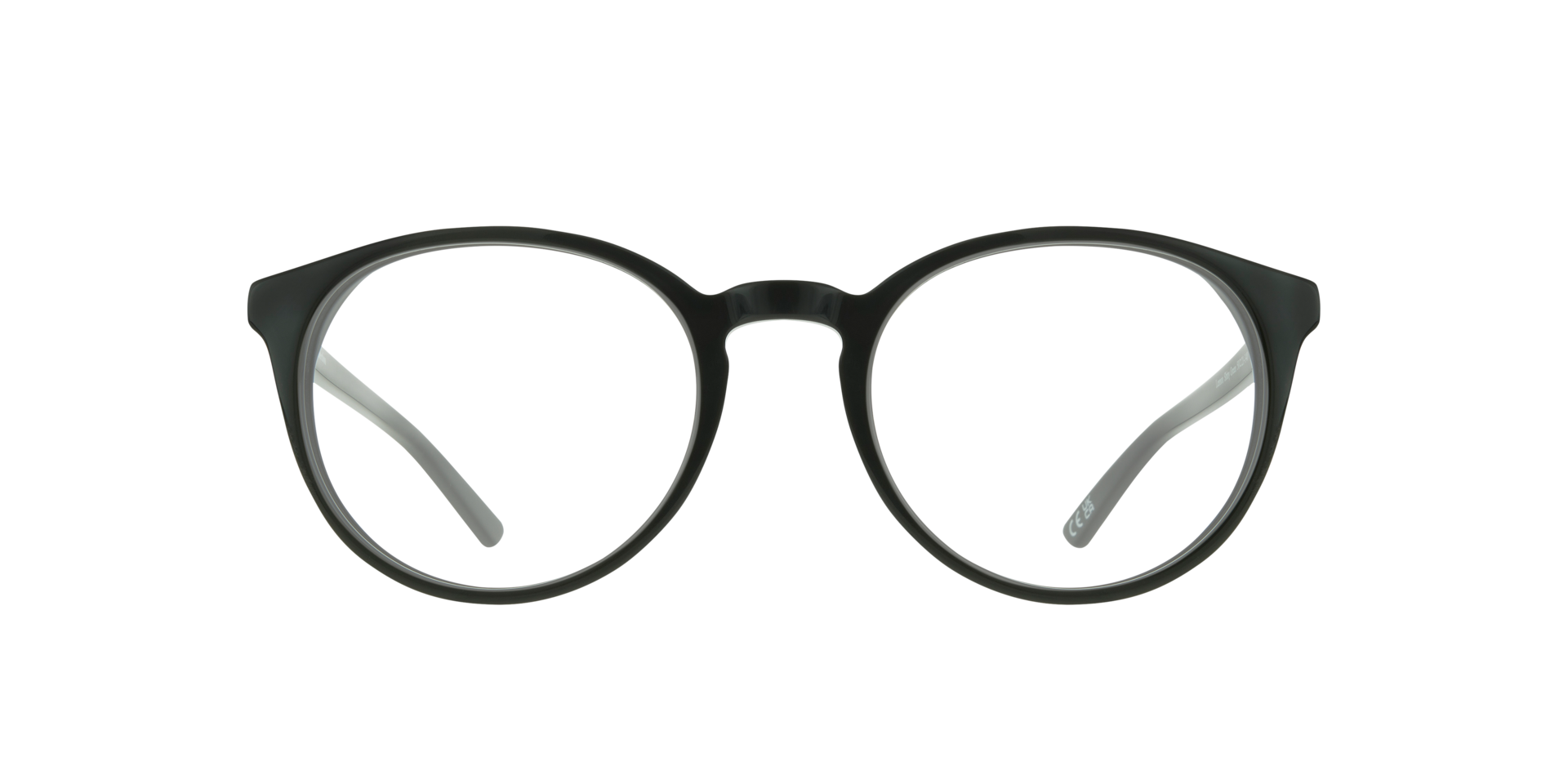 Lennon Shiny Green AcetateEyeglass Frames for Glasses Direct, Front View