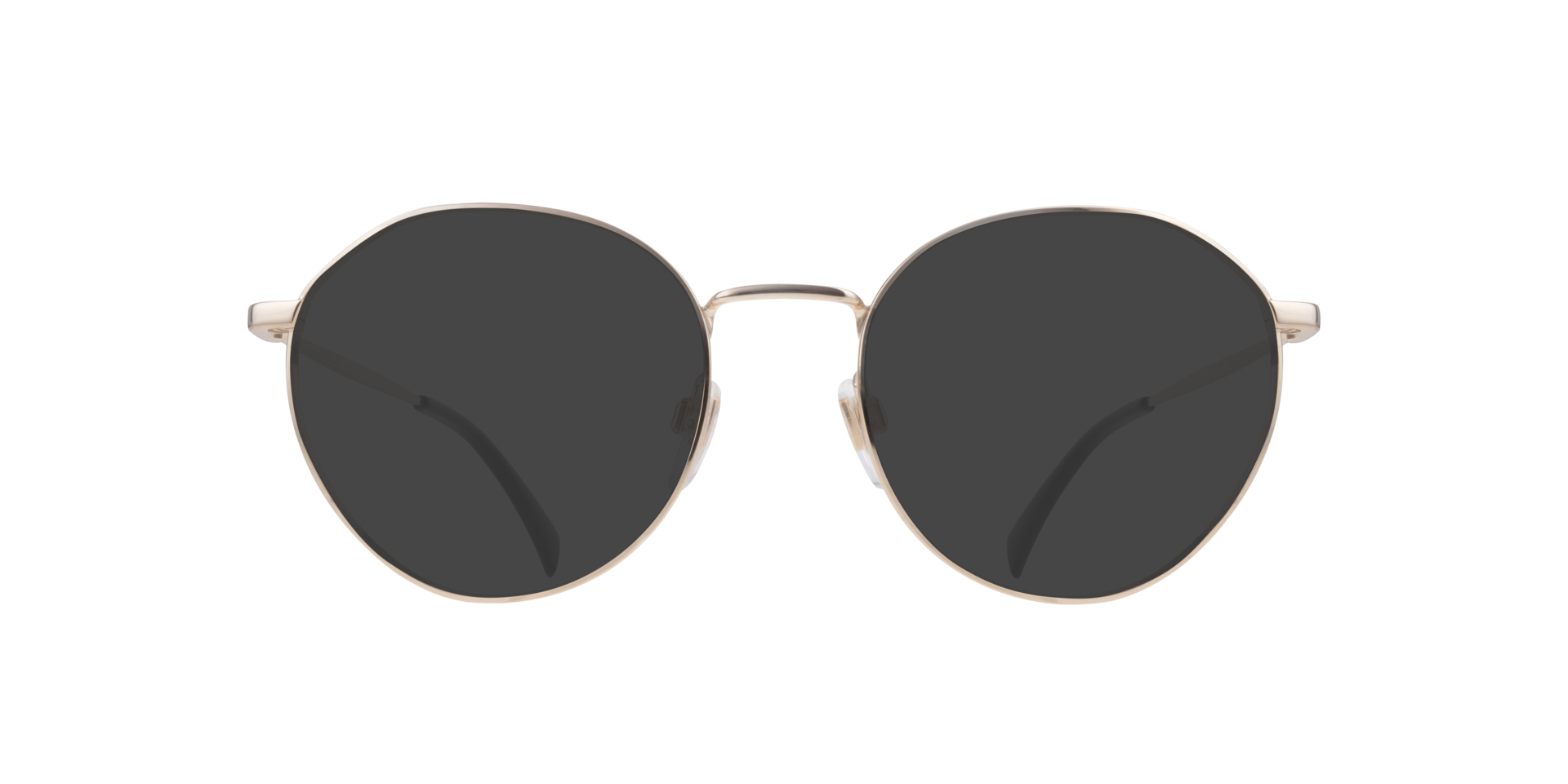 LV 1059 Gold MetalEyeglass Frames for Glasses Direct, with Tinted Lenses