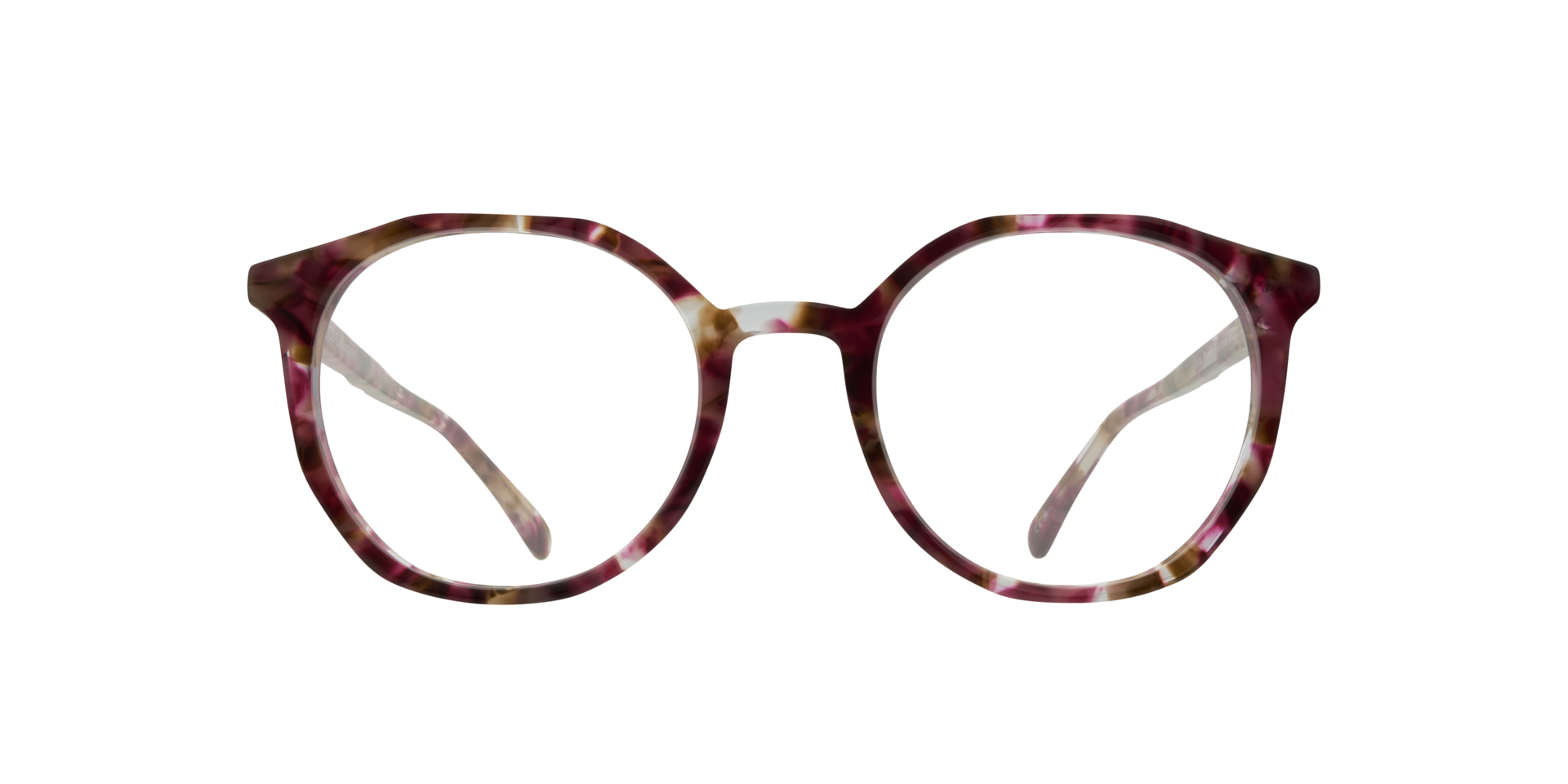 Julia Purple Havana AcetateEyeglass Frames for Glasses Direct, Front View
