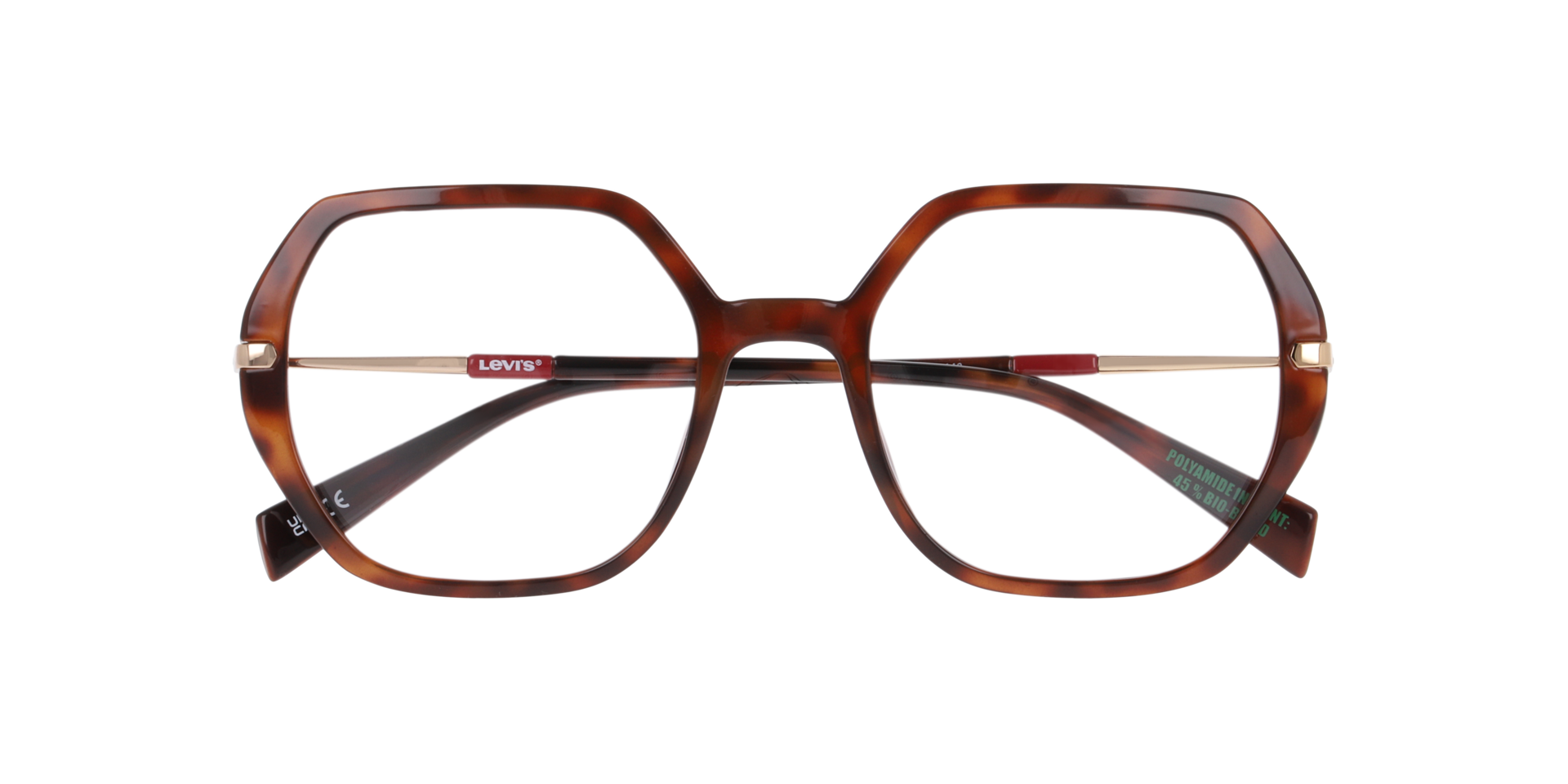 LV 1085 Tortoise PlasticEyeglass Frames for Glasses Direct, Closed View