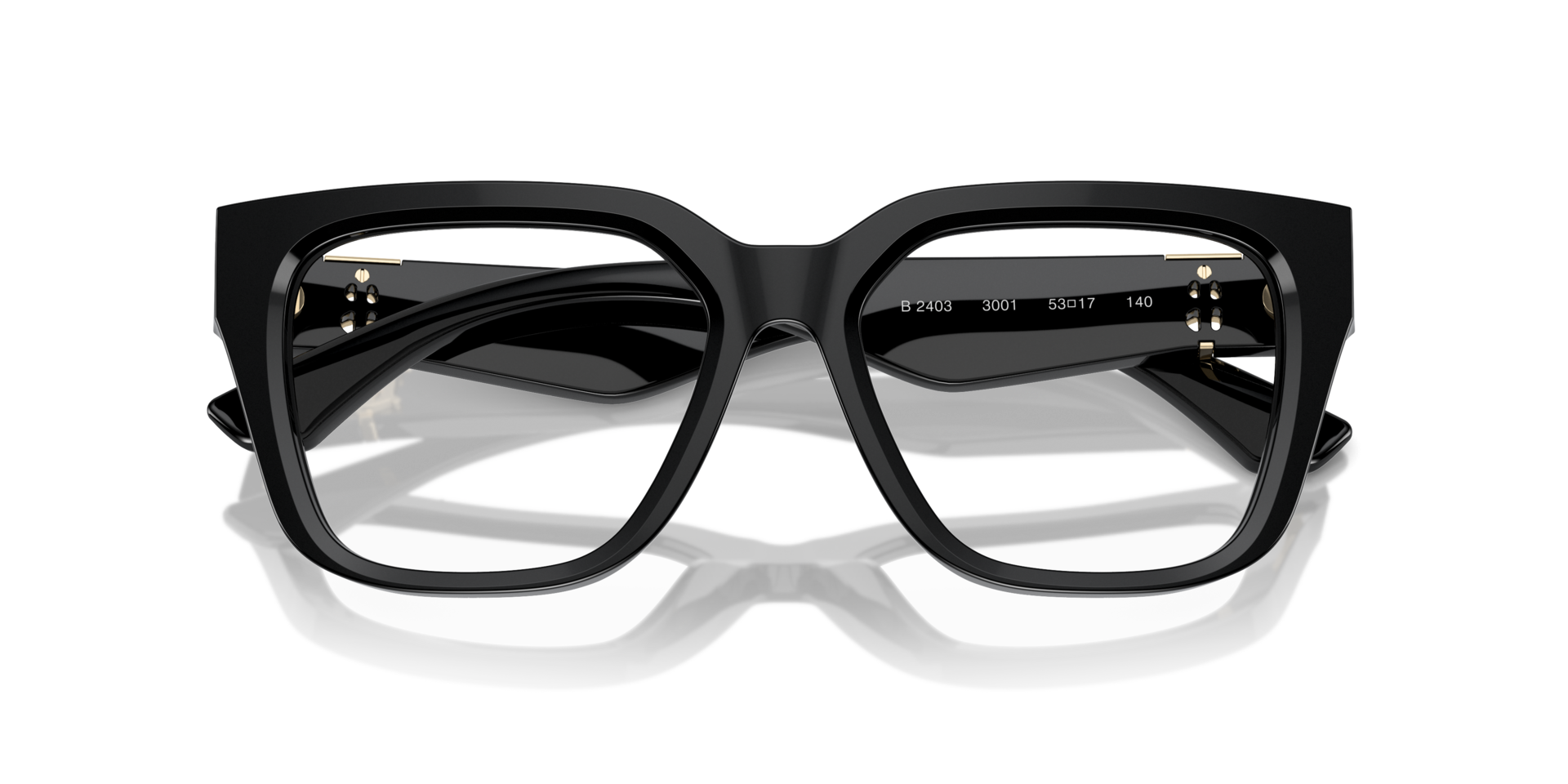 BE2403 Black AcetateEyeglass Frames for Glasses Direct, Closed View
