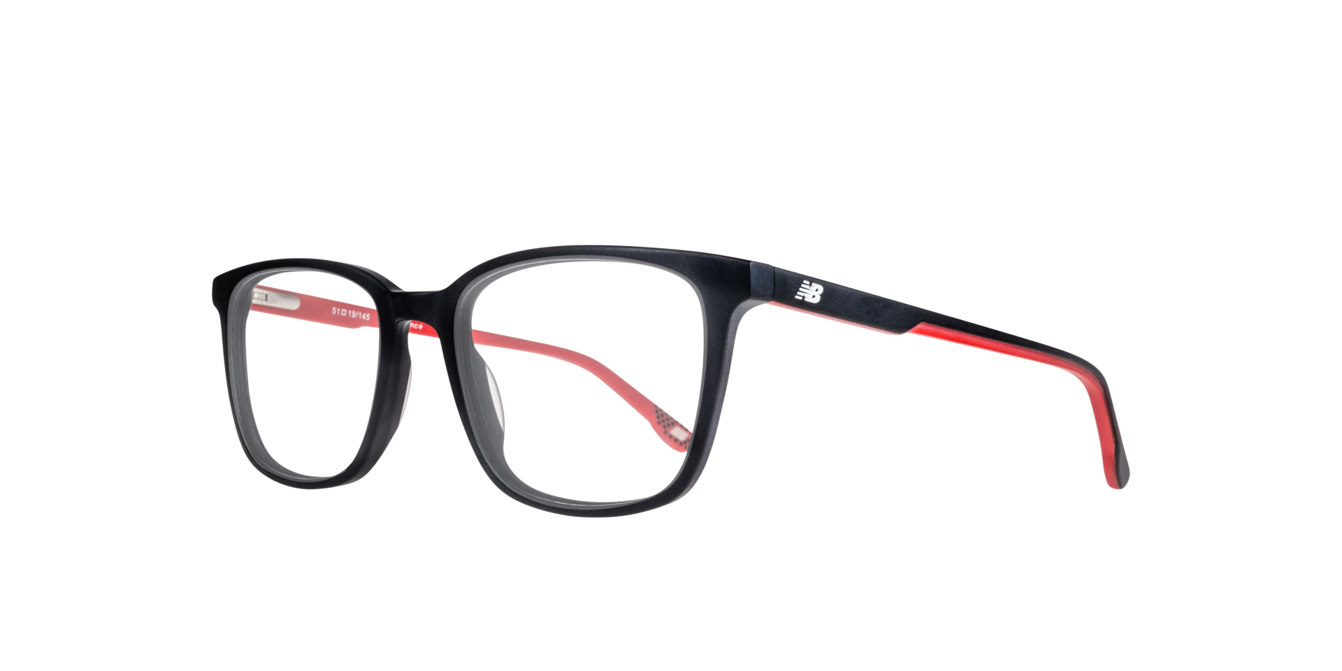 NB4161 Black AcetateEyeglass Frames for Glasses Direct, Angle View
