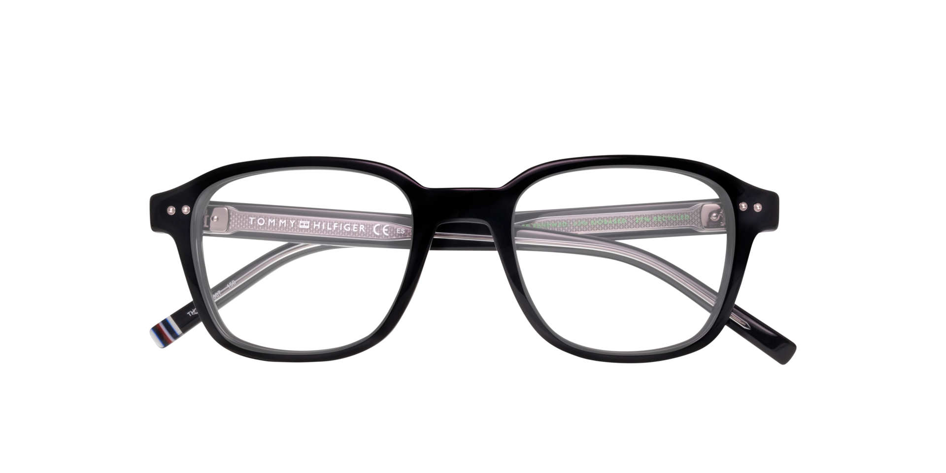 TH 1983 Black AcetateEyeglass Frames for Glasses Direct, Closed View