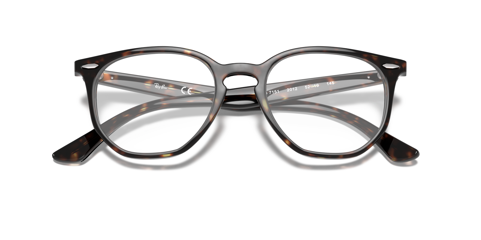 RB7151 Havana AcetateEyeglass Frames for Glasses Direct, Closed View