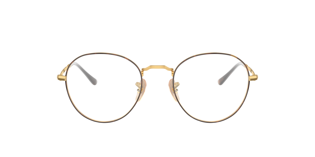 Ray-Ban Glasses Frames Rx3582v David 2945 Havana On Gold Men Women - Image 5