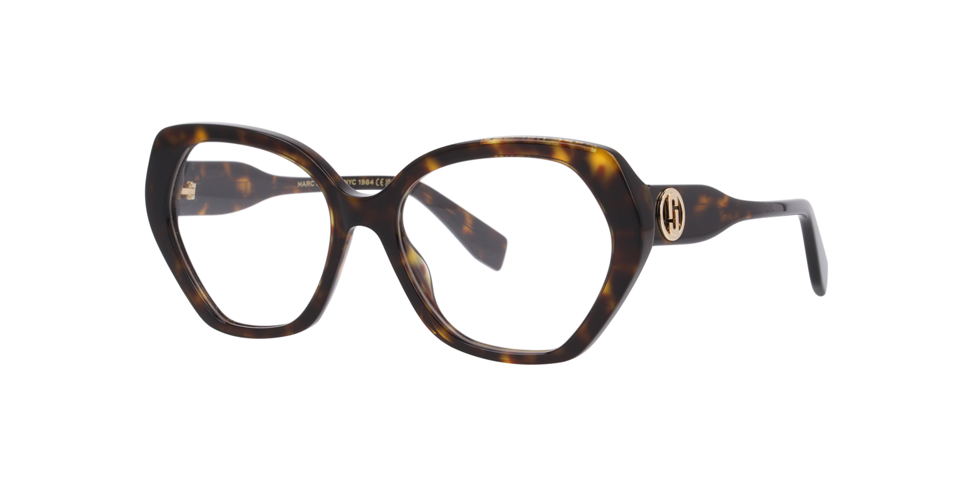 Marc 812 Tortoise AcetateEyeglass Frames for Glasses Direct, Angle View