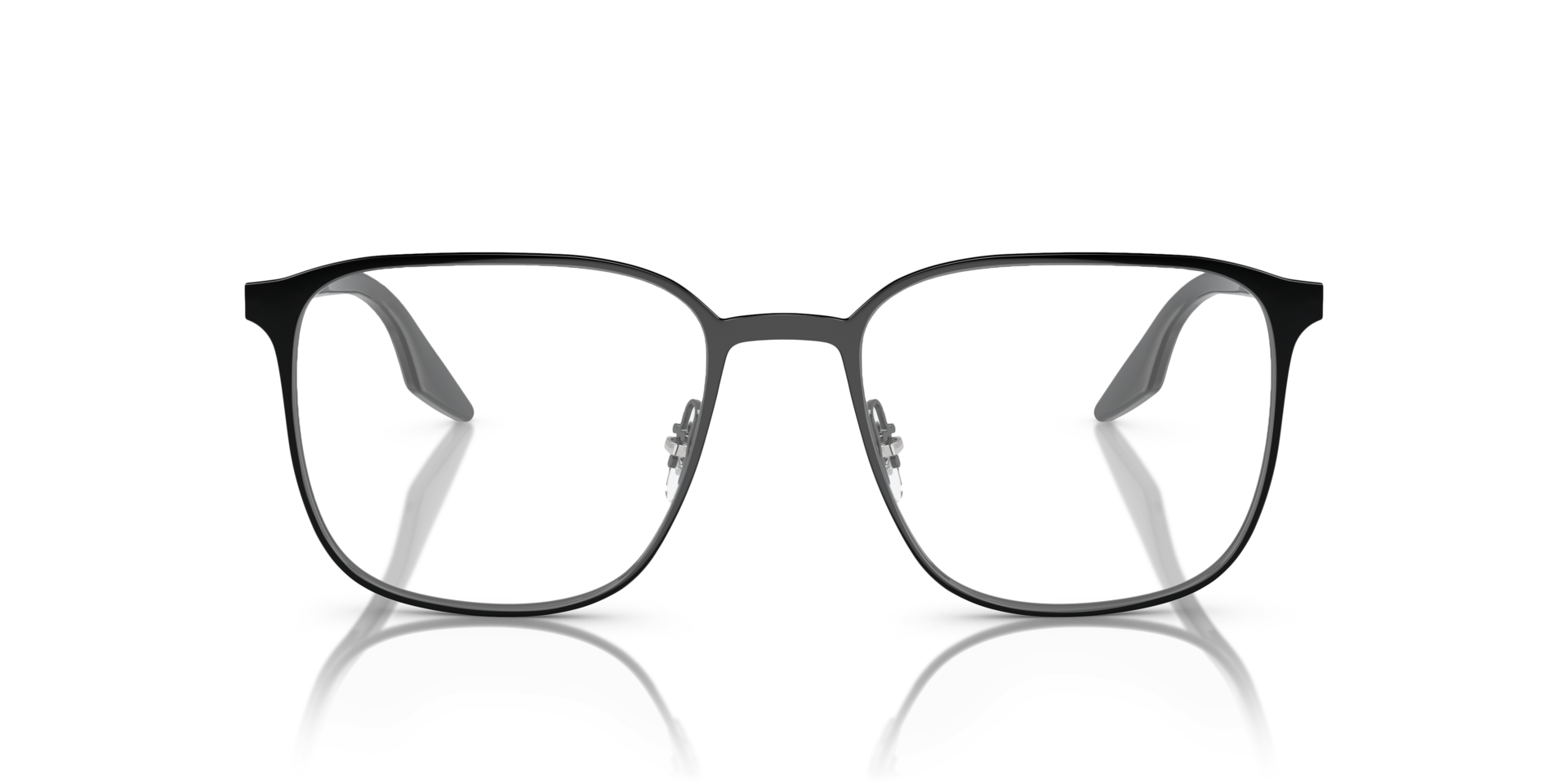 RB6512 Optics Black MetalEyeglass Frames for Glasses Direct, Front View
