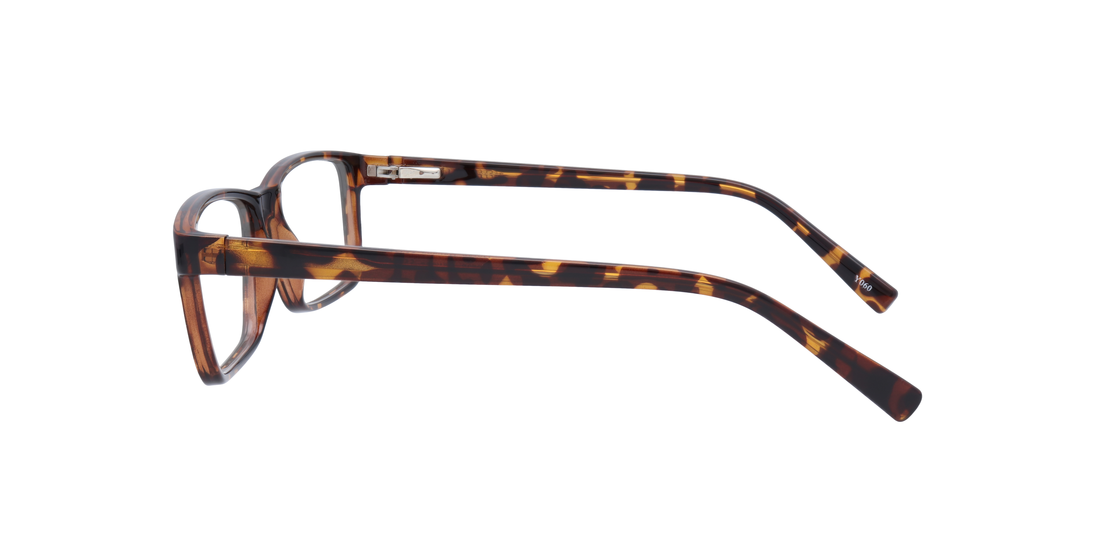 Doran Havana PlasticEyeglass Frames for Glasses Direct, Side View