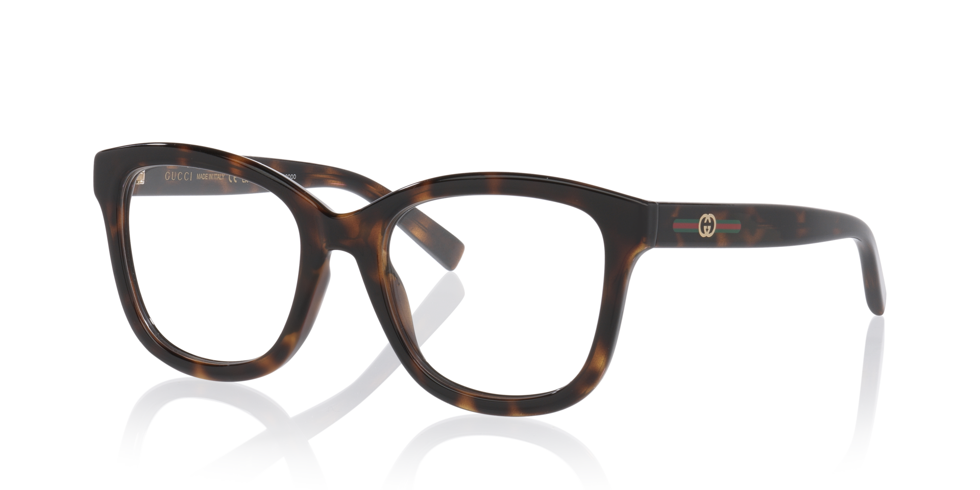 GG2104O Tortoise PlasticEyeglass Frames for Glasses Direct, Angle View