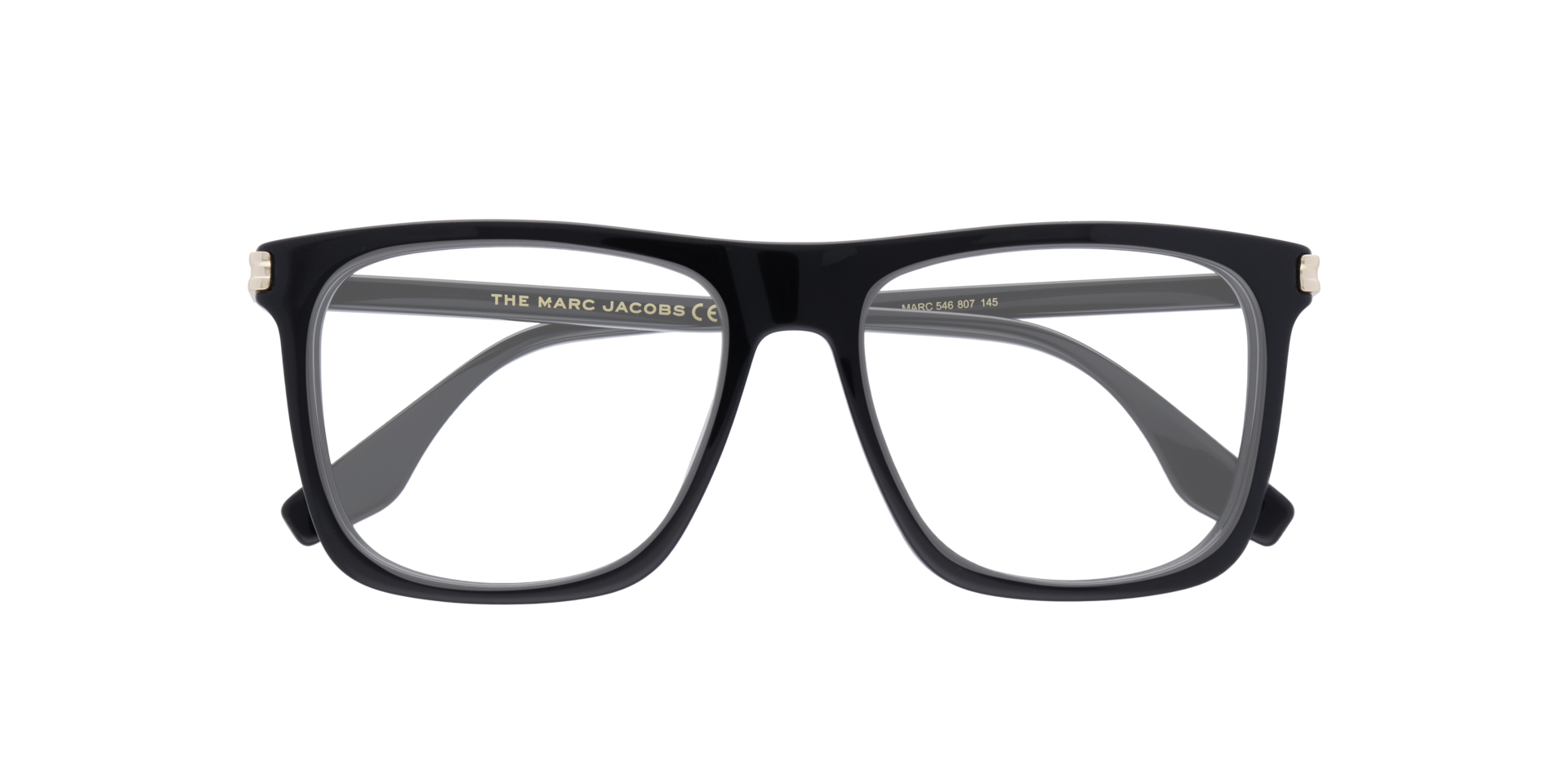 MARC 546 Black AcetateEyeglass Frames for Glasses Direct, Closed View