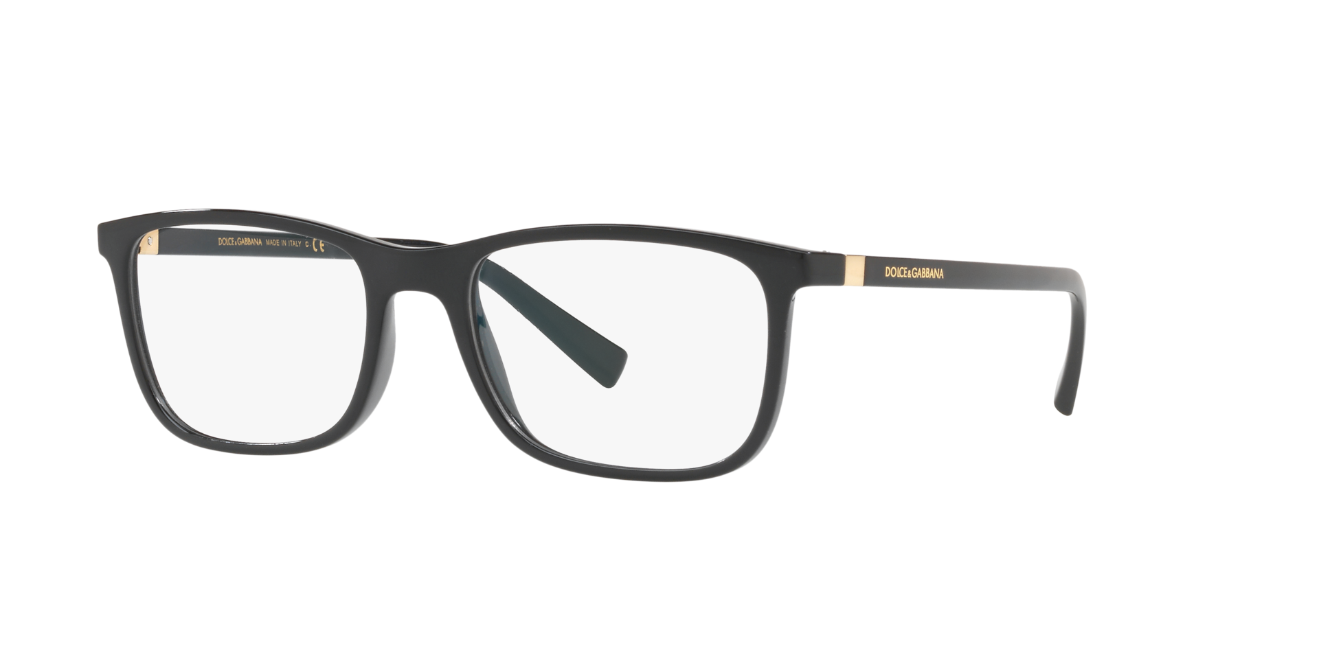 DG5027 Black PlasticEyeglass Frames for Glasses Direct, Angle View