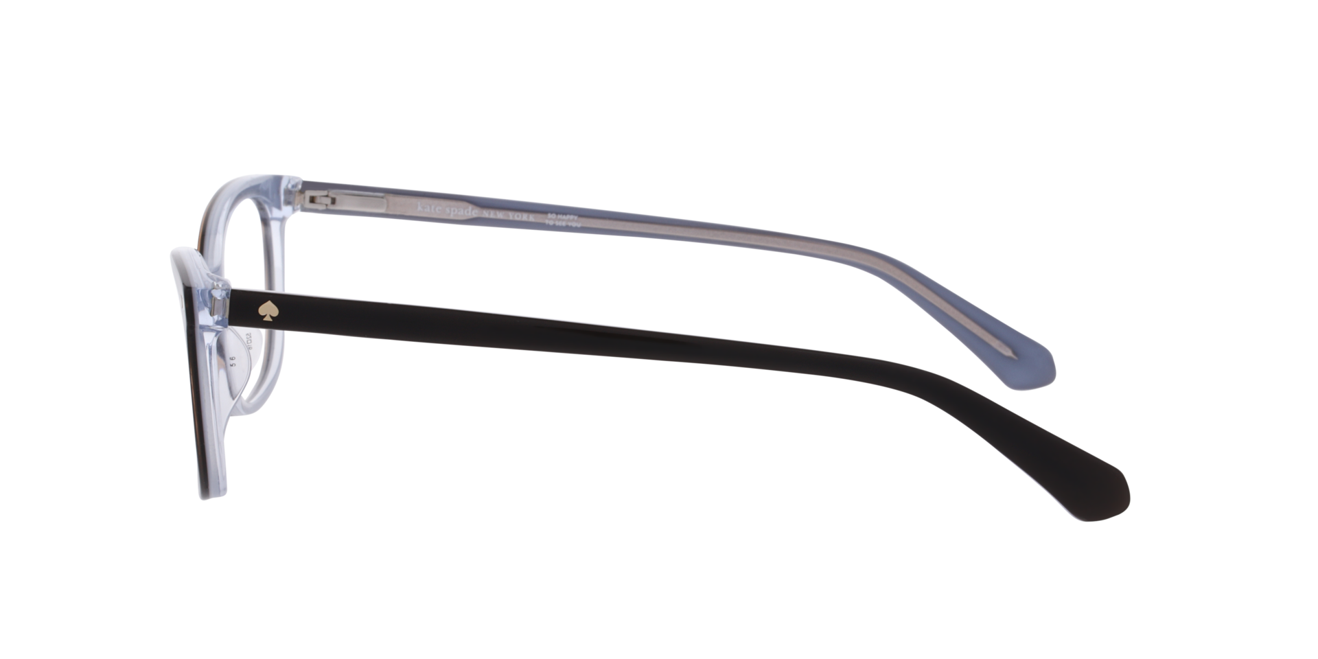 KS ADRIA 2 Black Blue AcetateEyeglass Frames for Glasses Direct, Side View