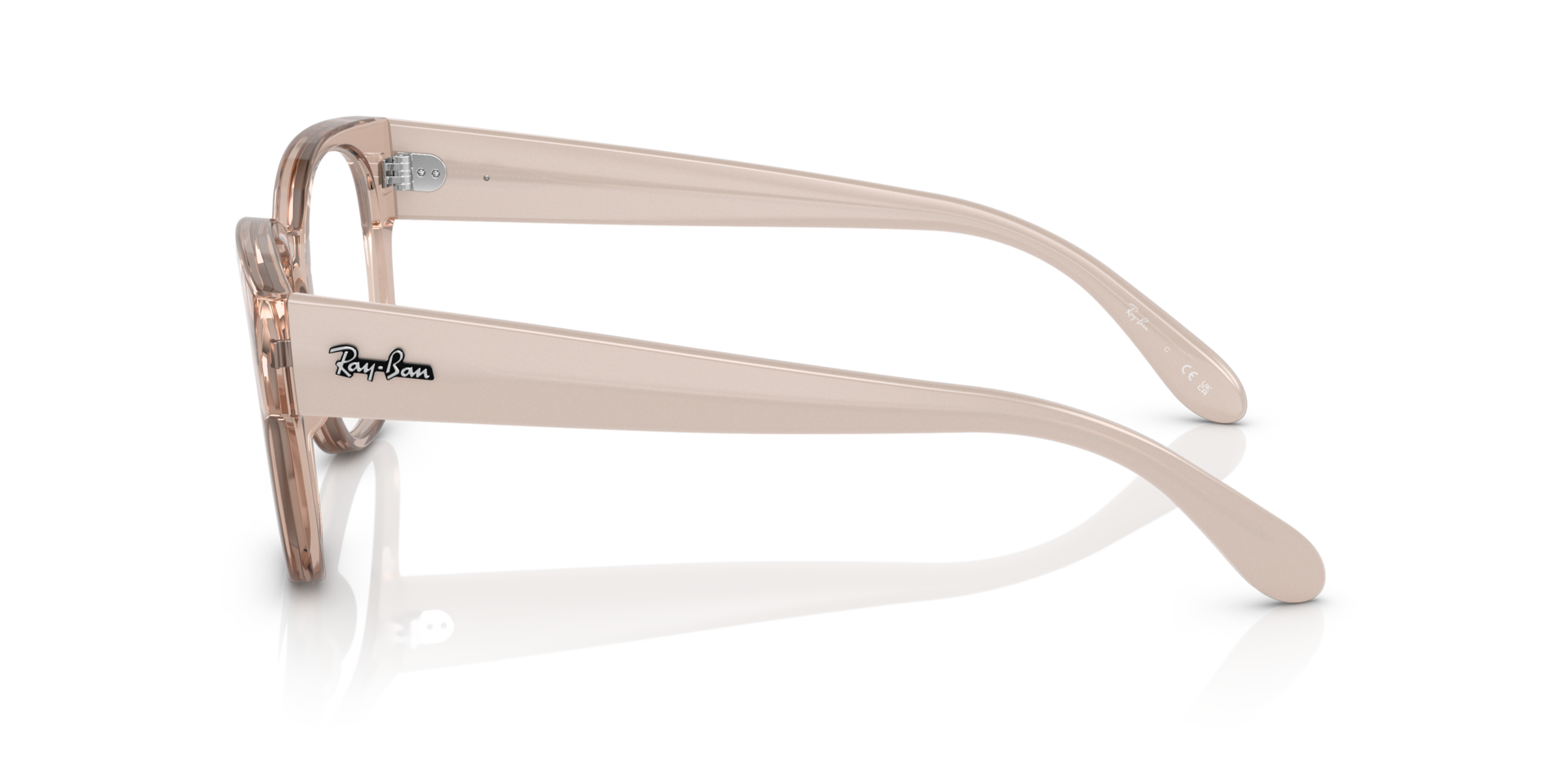 RB7210 Alabaster PlasticEyeglass Frames for Glasses Direct, Side View