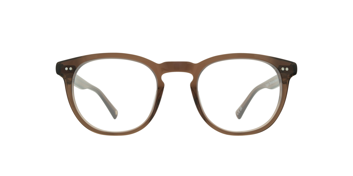 London Retro Men's Translucent Brown Square Acetate Eyeglasses Online - Full Rim - Reggie