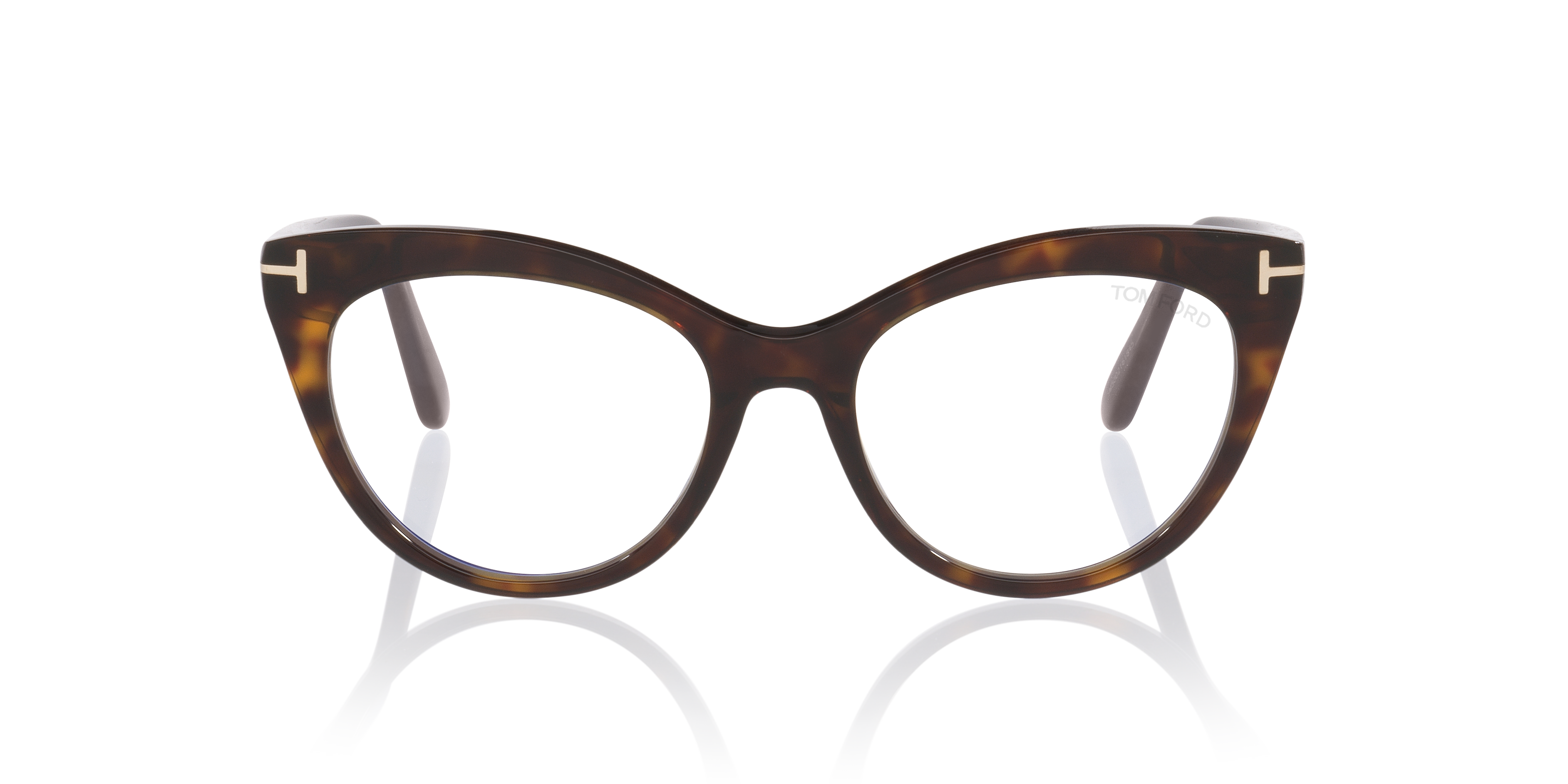 FT6091-B Tortoise AcetateEyeglass Frames for Glasses Direct, Front View