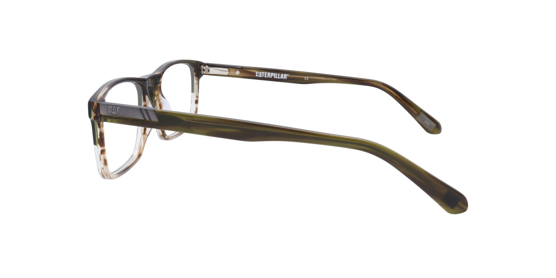 Controller Brown PlasticEyeglass Frames for Glasses Direct, Side View
